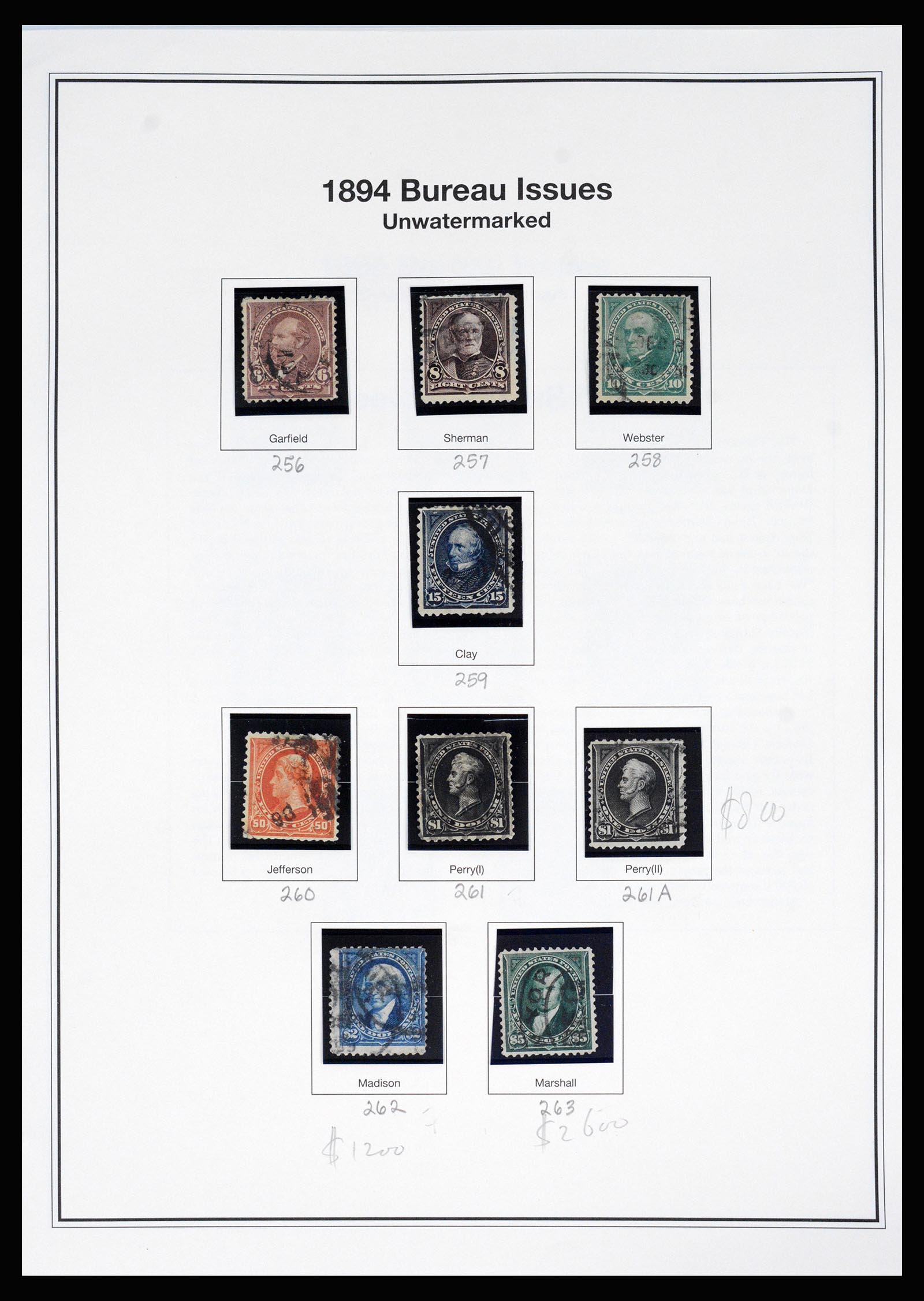 37200 031 - Postzegelverzameling 37200 USA supercollectie 1847-1969.