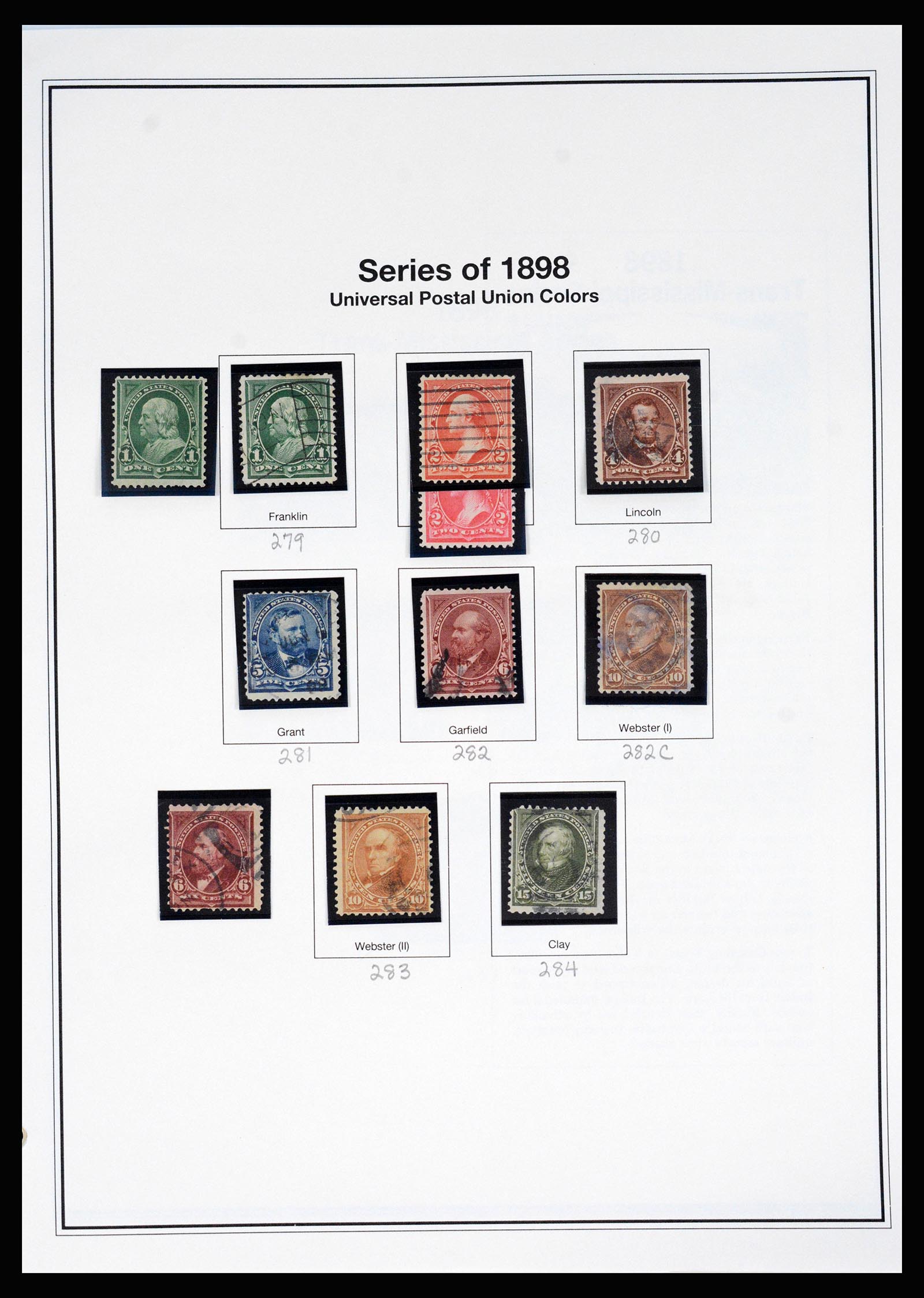 37200 034 - Stamp collection 37200 USA supercollection 1847-1969.