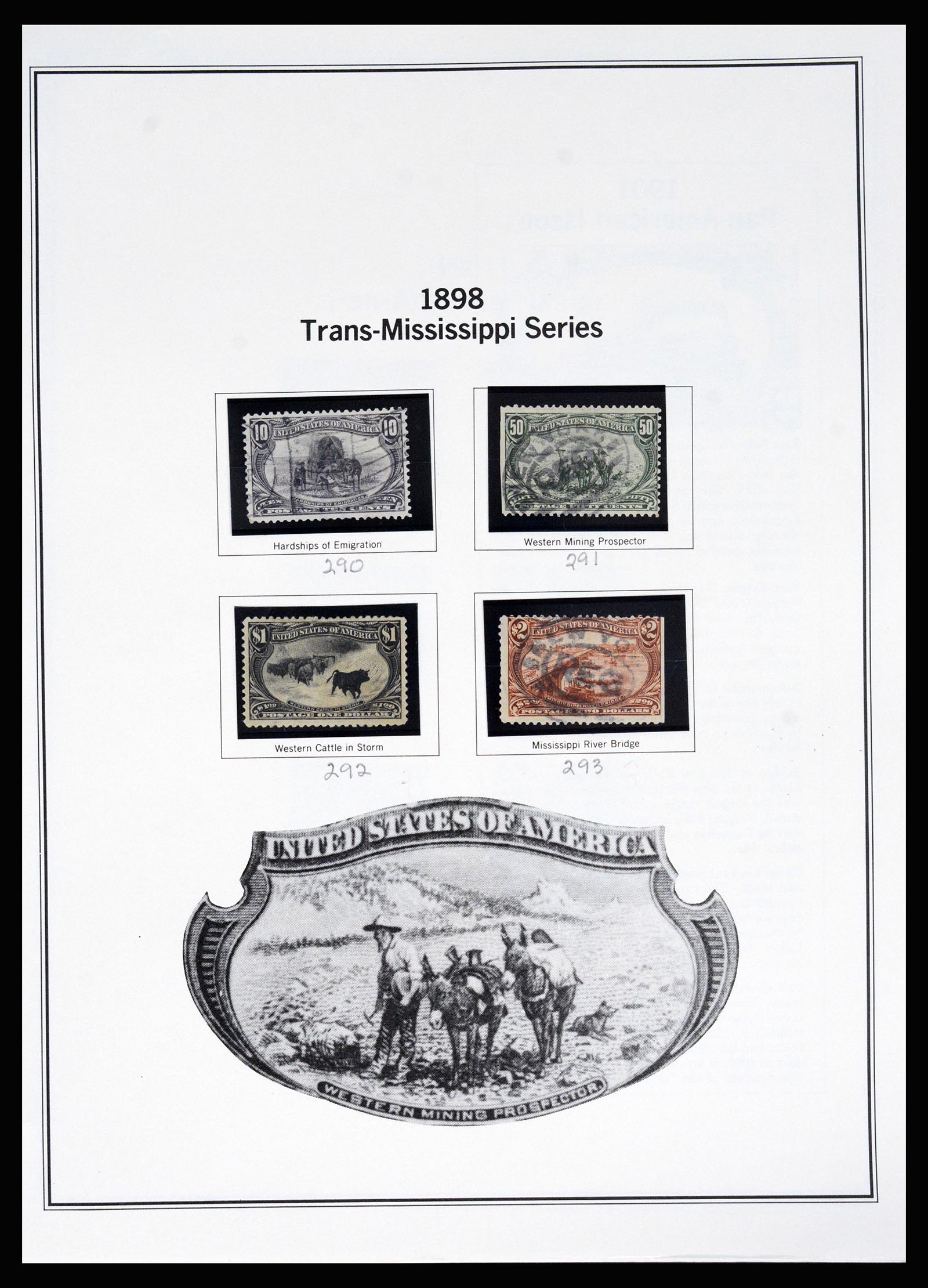 37200 036 - Postzegelverzameling 37200 USA supercollectie 1847-1969.