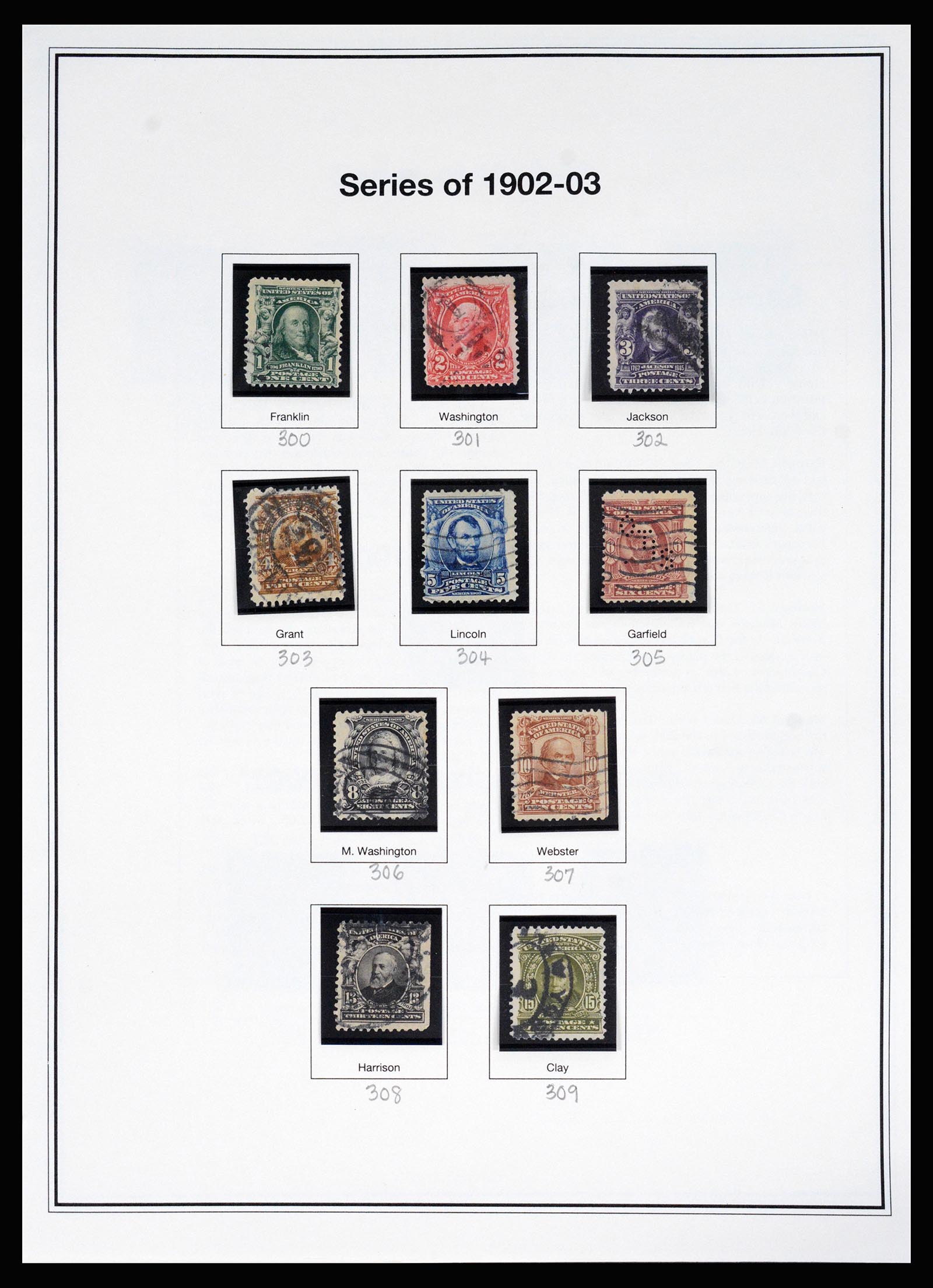 37200 038 - Postzegelverzameling 37200 USA supercollectie 1847-1969.