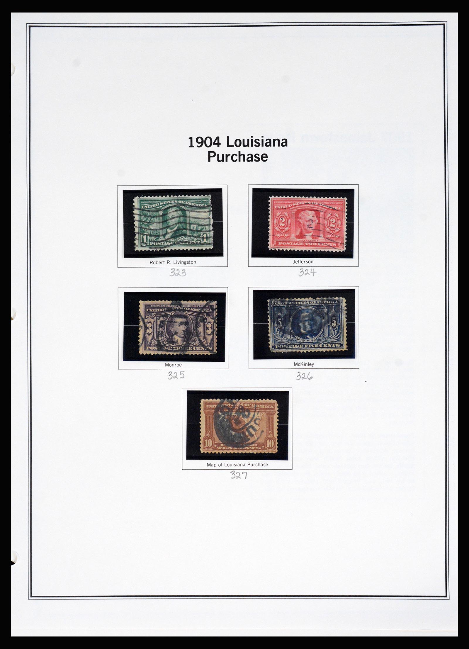37200 040 - Postzegelverzameling 37200 USA supercollectie 1847-1969.