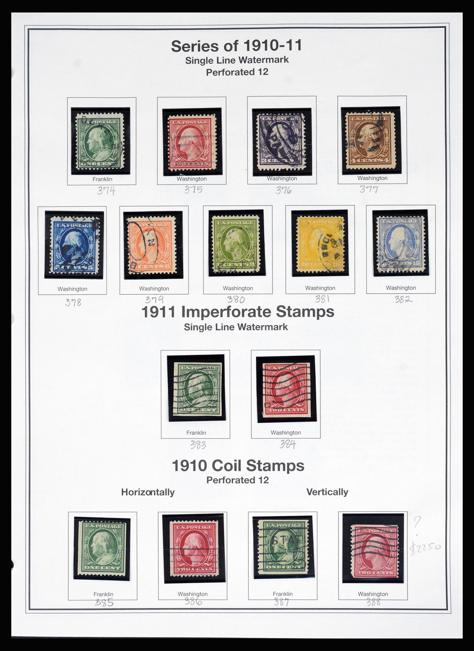 37200 046 - Stamp collection 37200 USA supercollection 1847-1969.