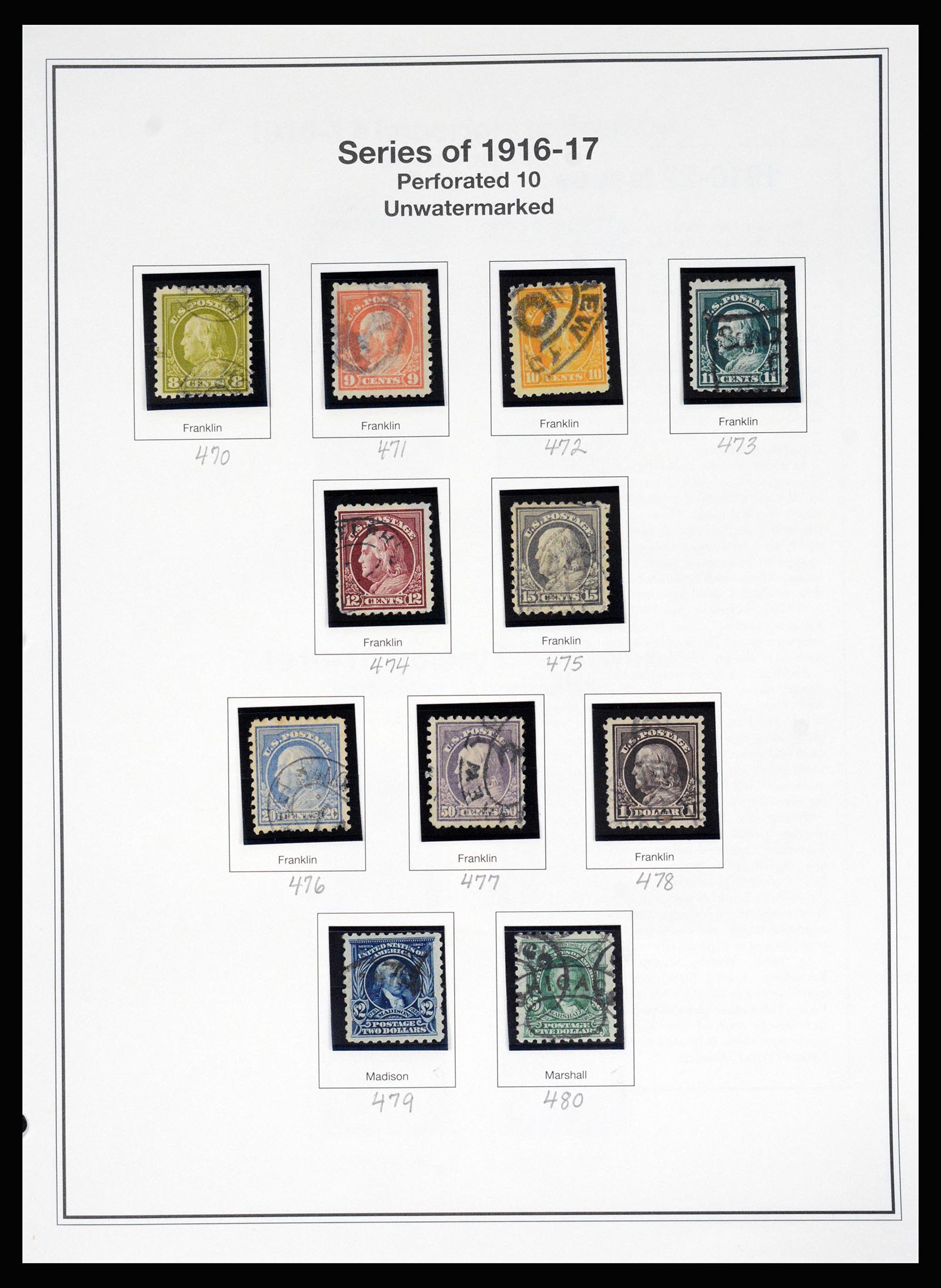 37200 057 - Postzegelverzameling 37200 USA supercollectie 1847-1969.