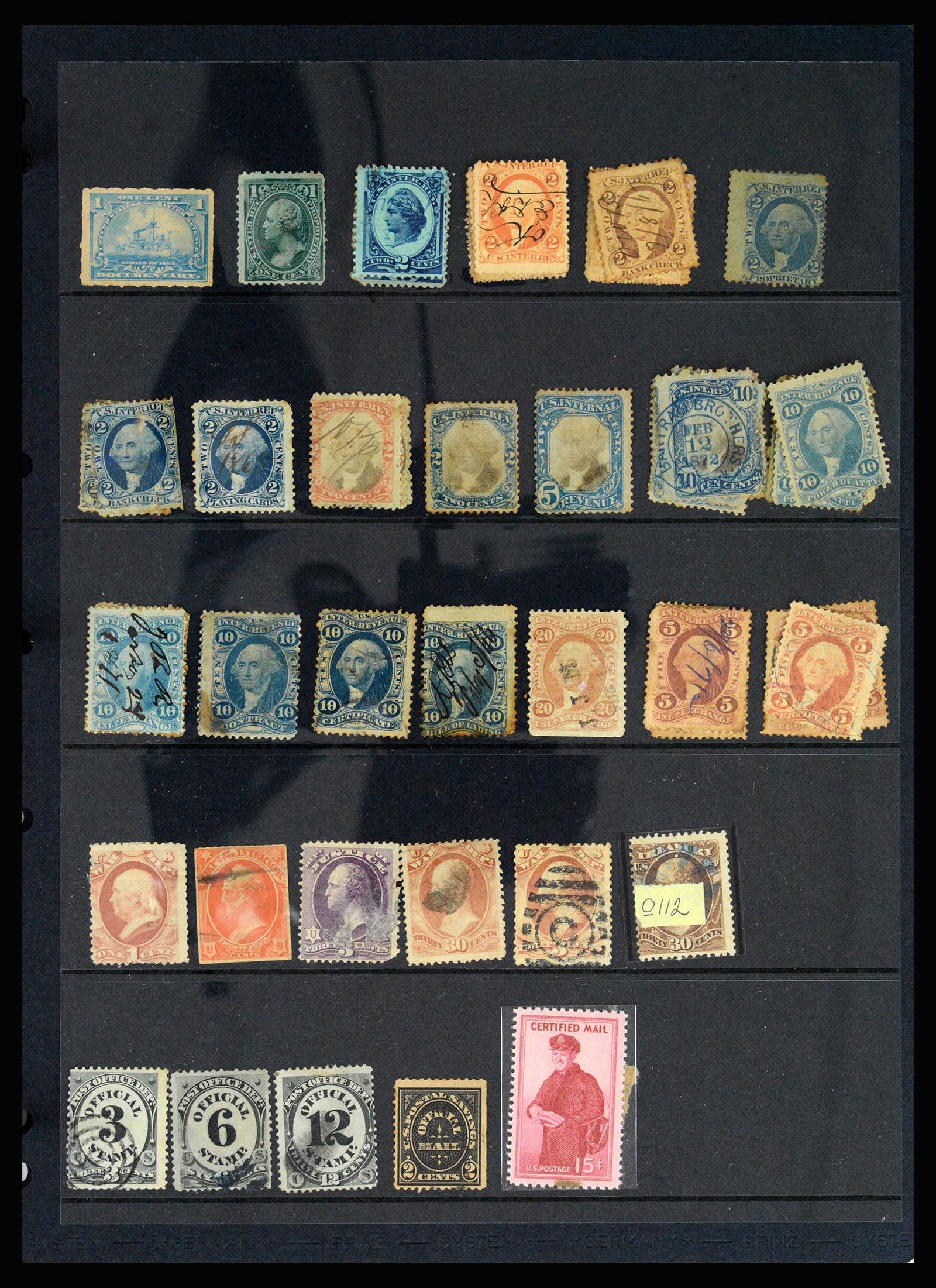 37200 261 - Stamp collection 37200 USA supercollection 1847-1969.