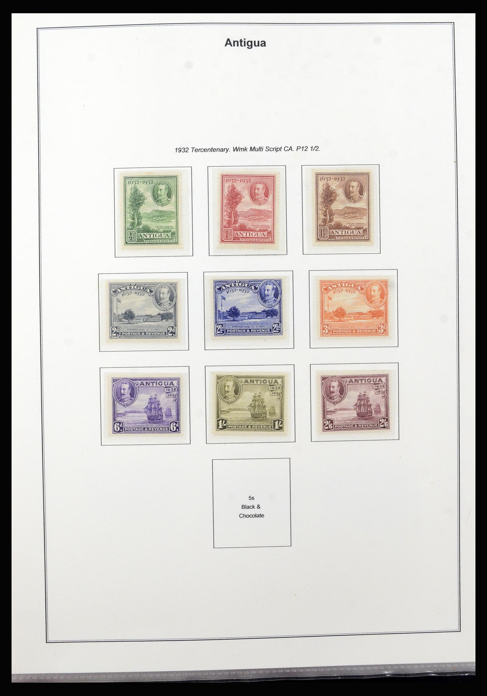 37201 005 - Postzegelverzameling 37201 Antigua 1903-1984.