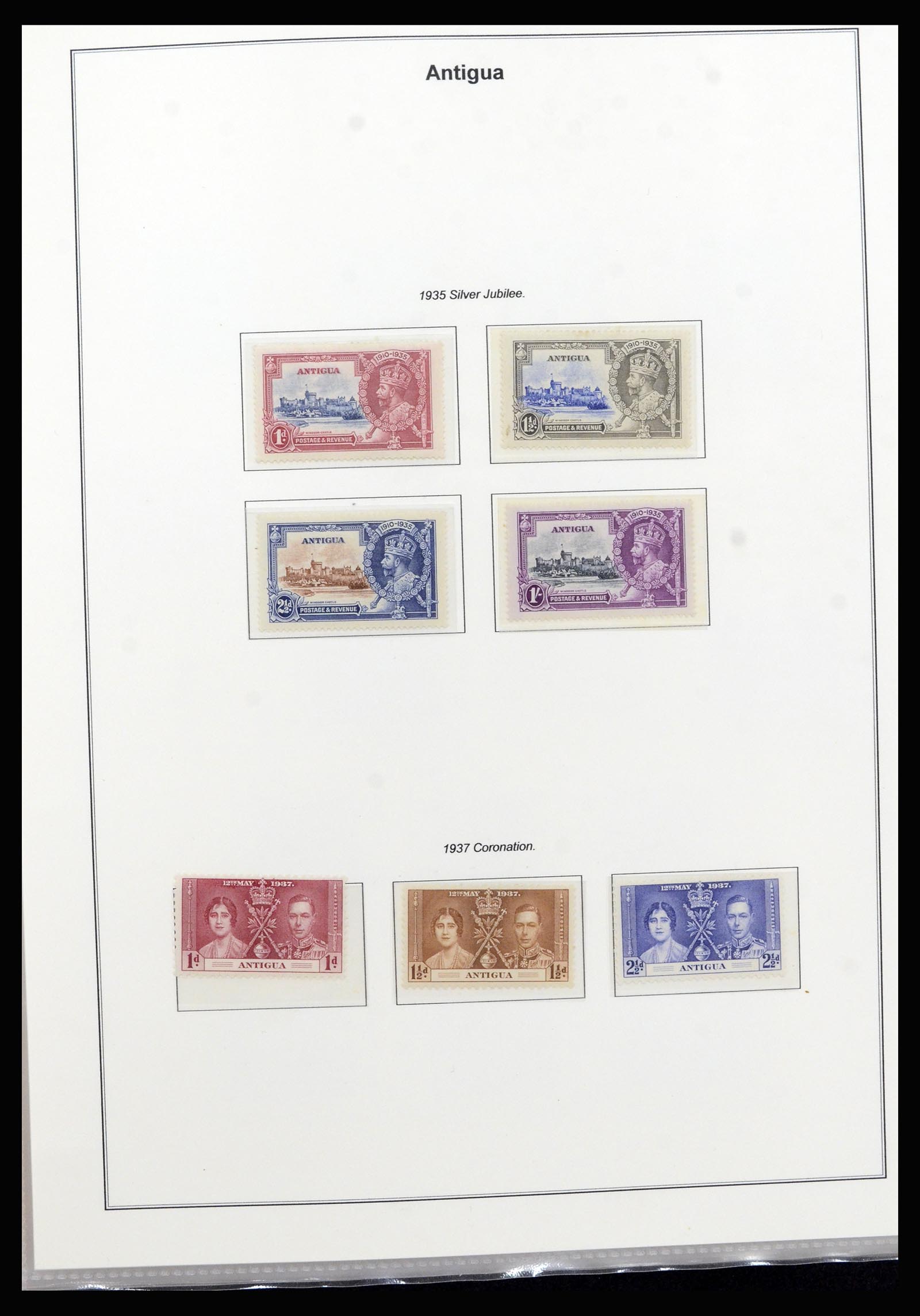 37201 006 - Postzegelverzameling 37201 Antigua 1903-1984.