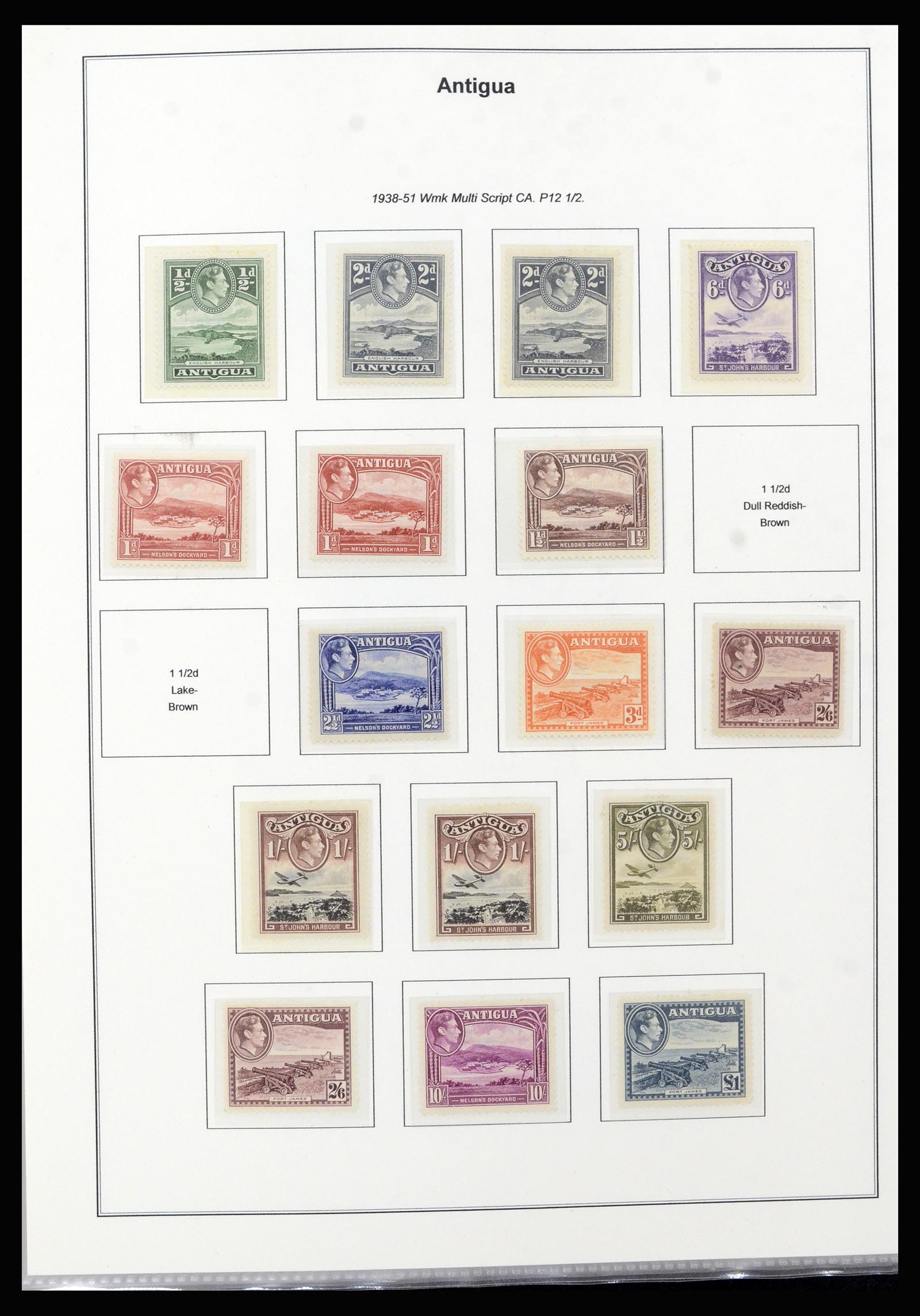 37201 007 - Postzegelverzameling 37201 Antigua 1903-1984.