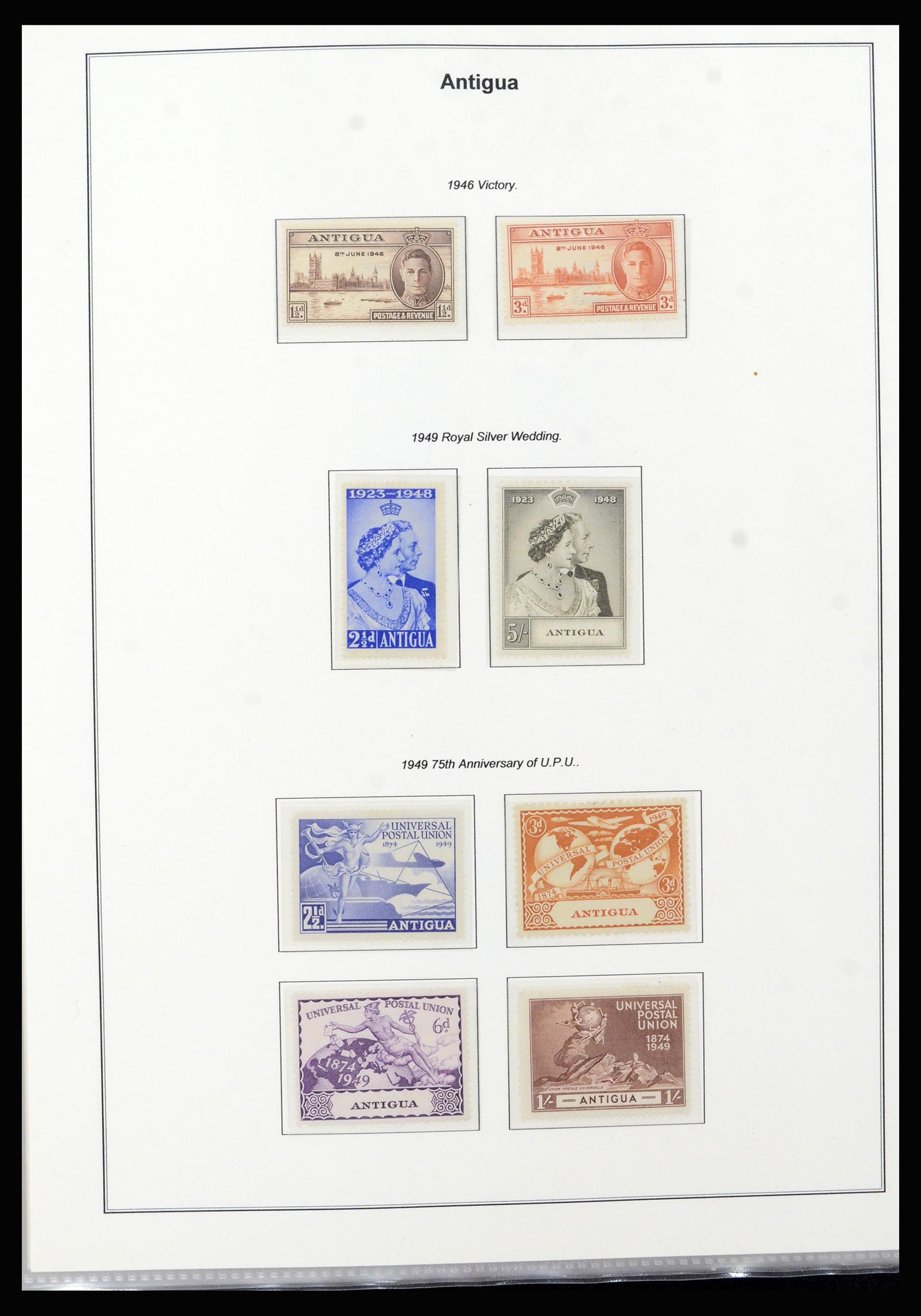 37201 008 - Postzegelverzameling 37201 Antigua 1903-1984.