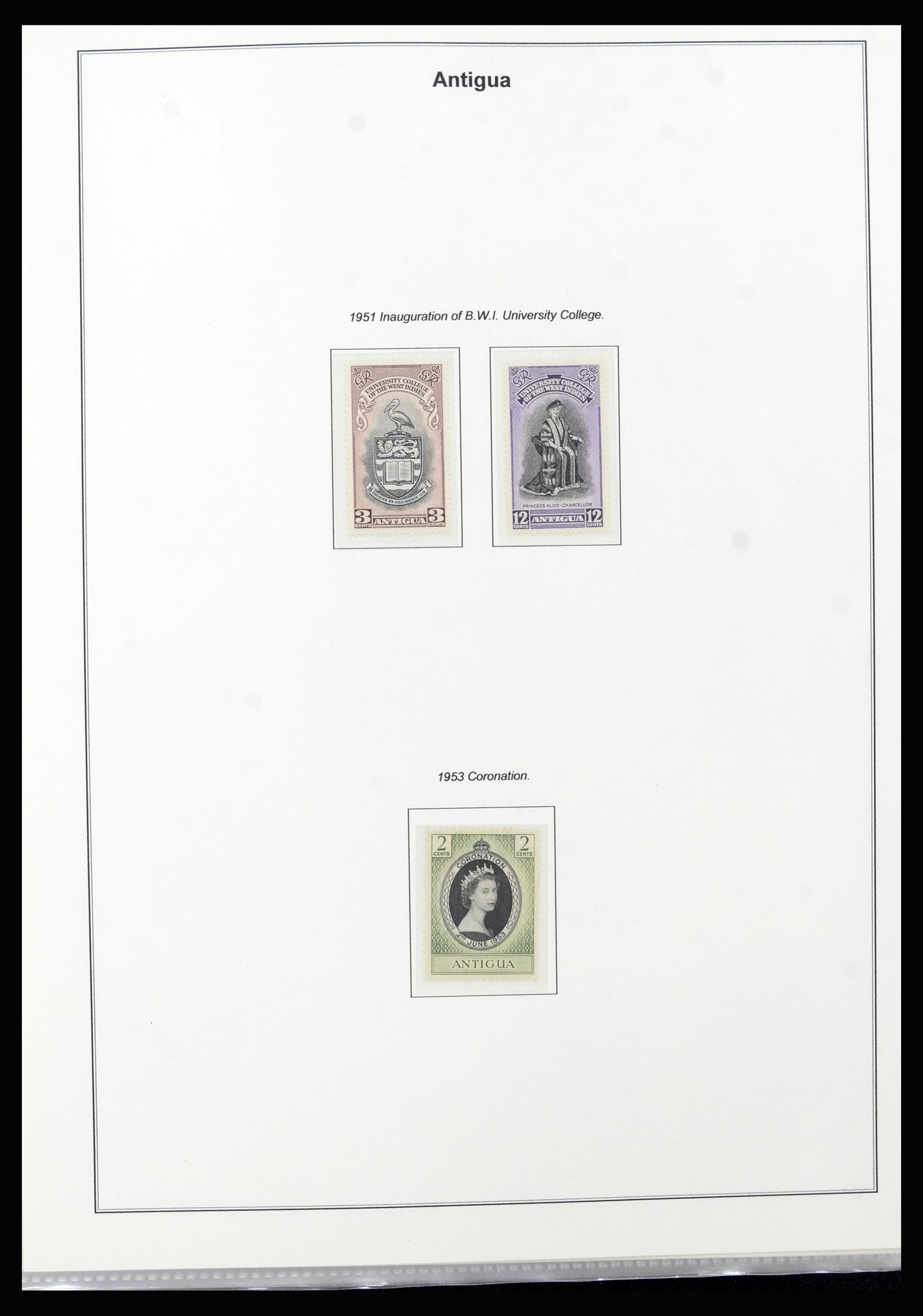 37201 009 - Postzegelverzameling 37201 Antigua 1903-1984.