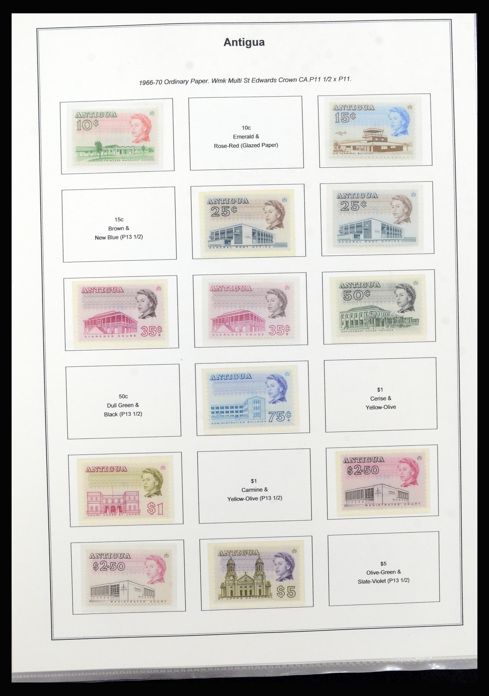 37201 016 - Postzegelverzameling 37201 Antigua 1903-1984.