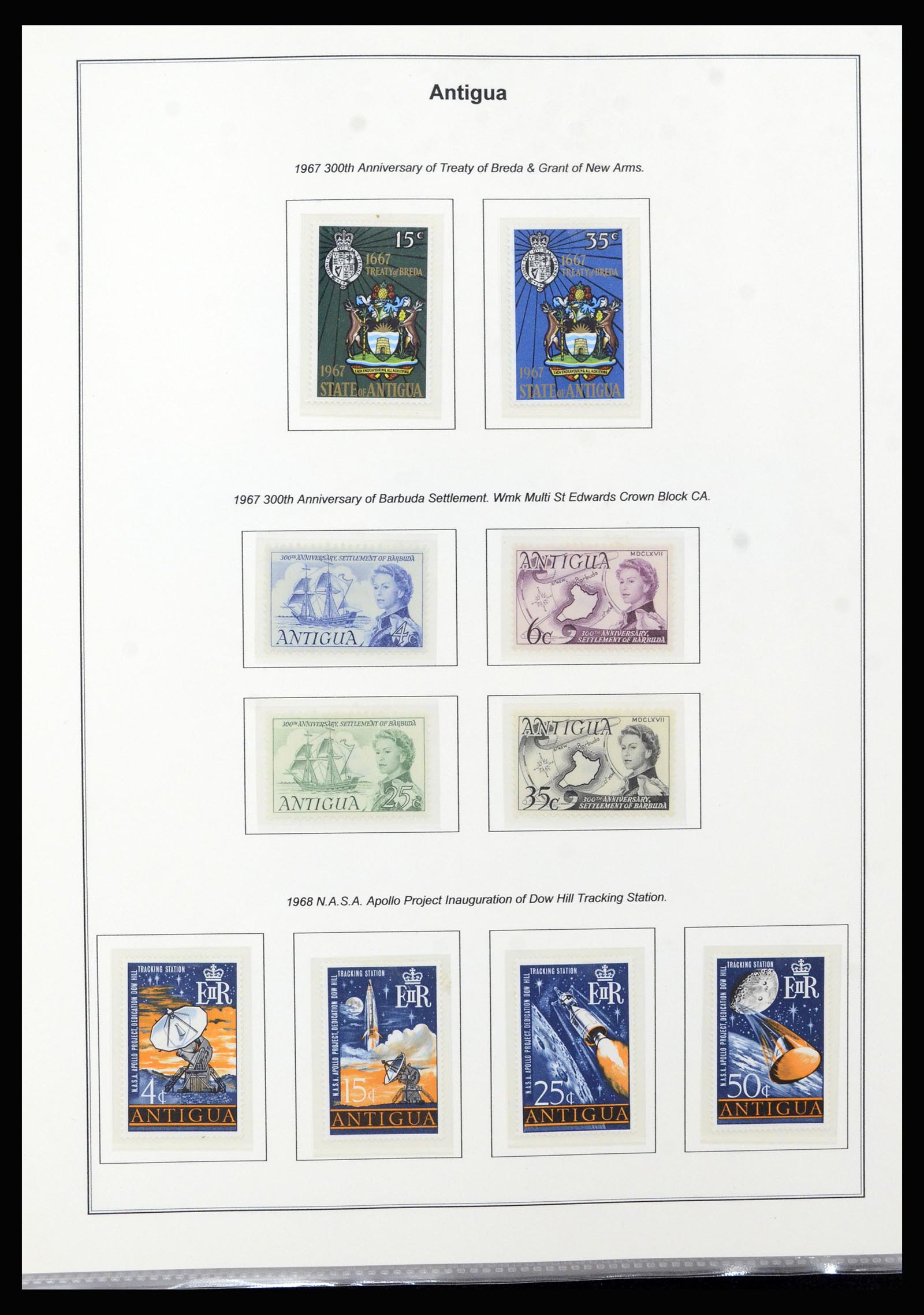 37201 018 - Postzegelverzameling 37201 Antigua 1903-1984.