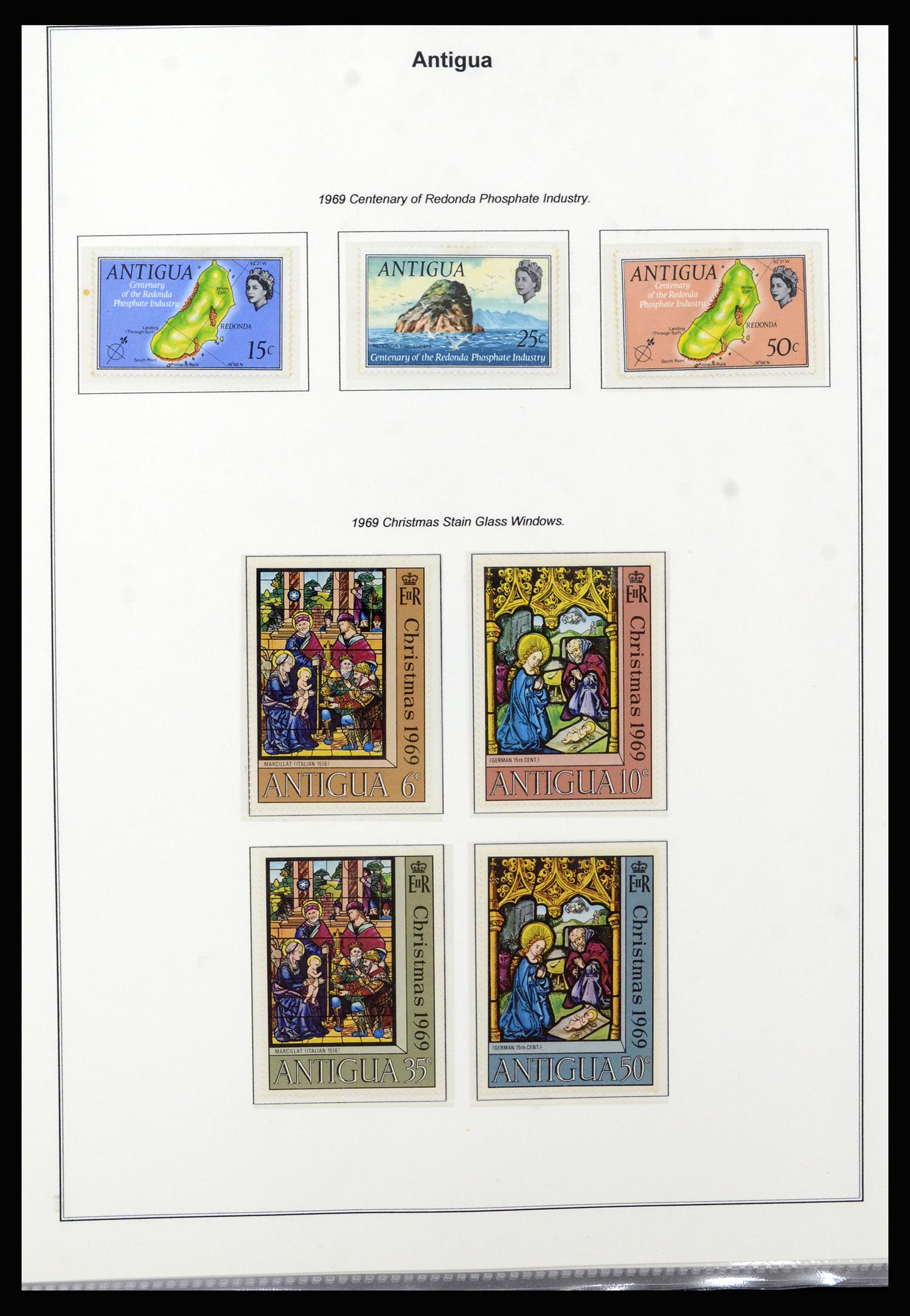 37201 021 - Postzegelverzameling 37201 Antigua 1903-1984.