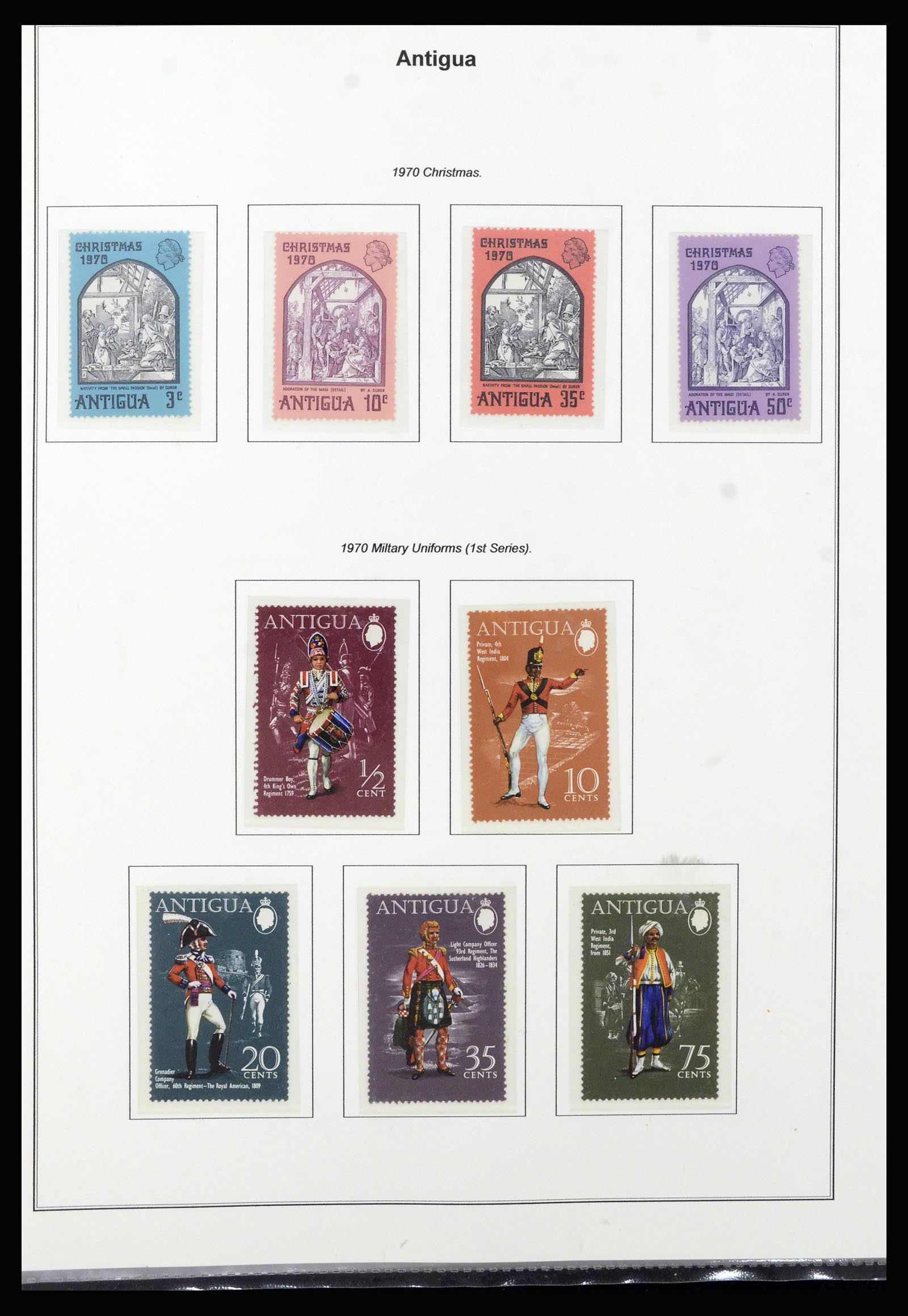 37201 025 - Postzegelverzameling 37201 Antigua 1903-1984.