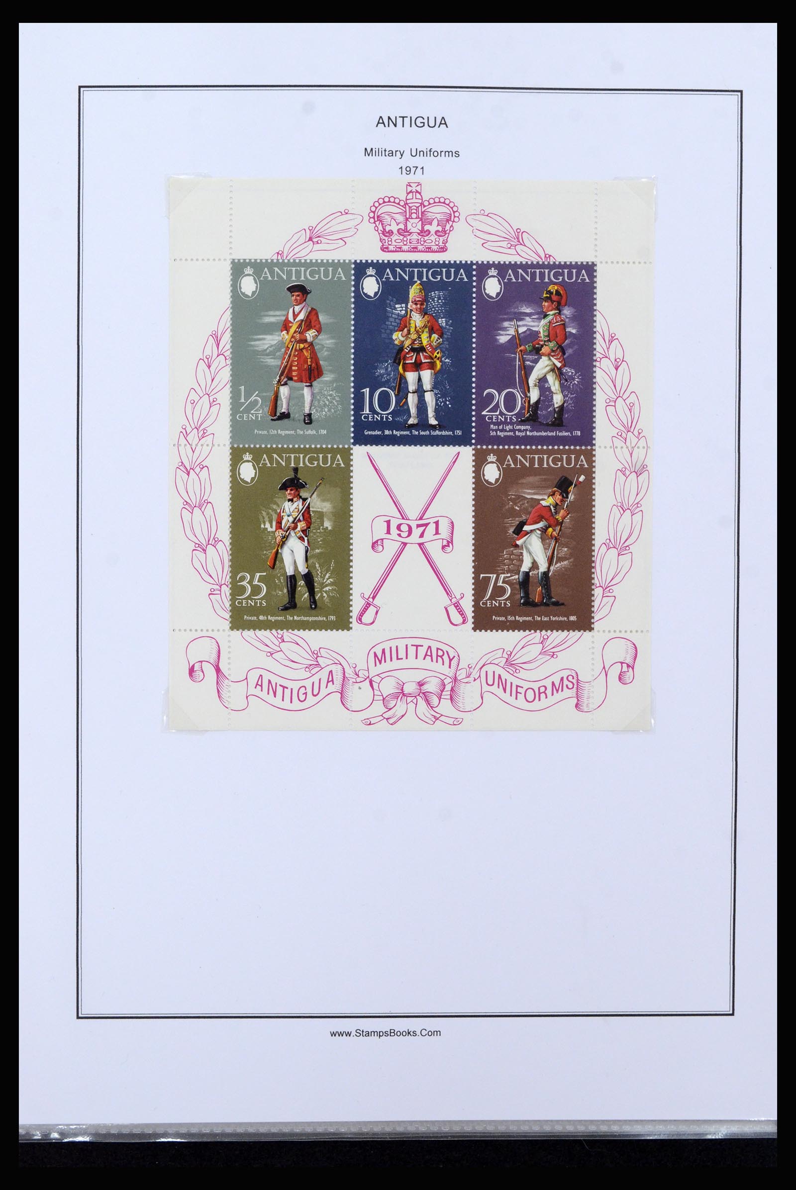 37201 029 - Postzegelverzameling 37201 Antigua 1903-1984.