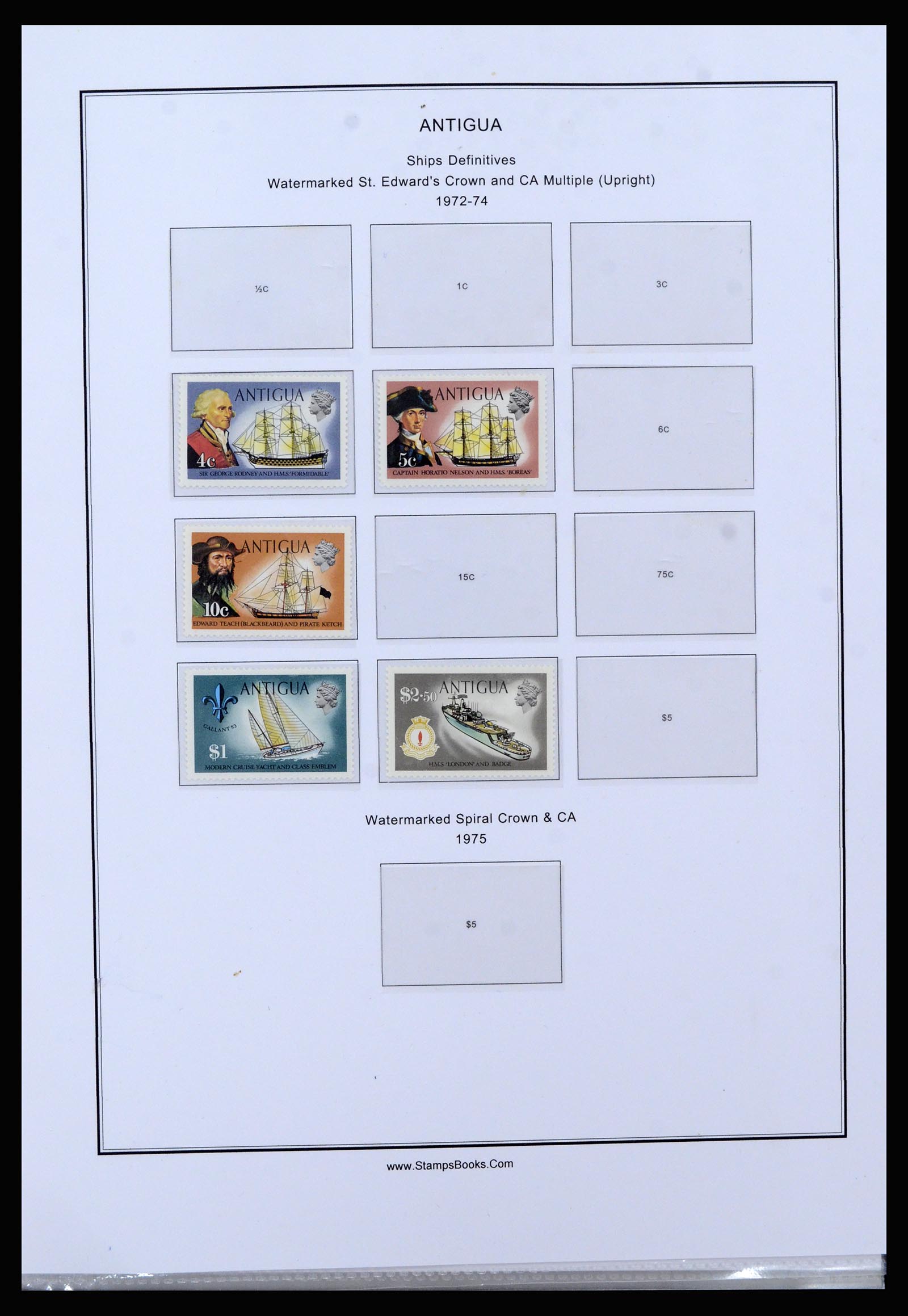 37201 030 - Postzegelverzameling 37201 Antigua 1903-1984.