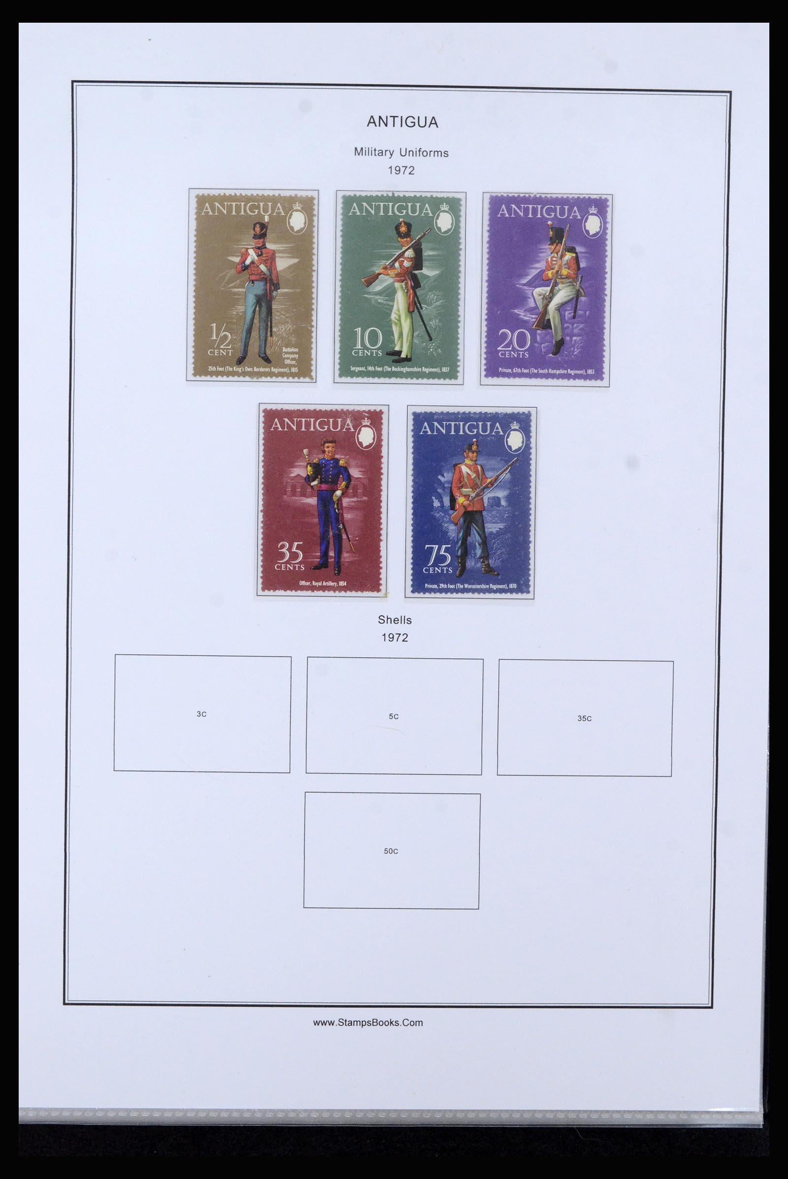 37201 031 - Postzegelverzameling 37201 Antigua 1903-1984.