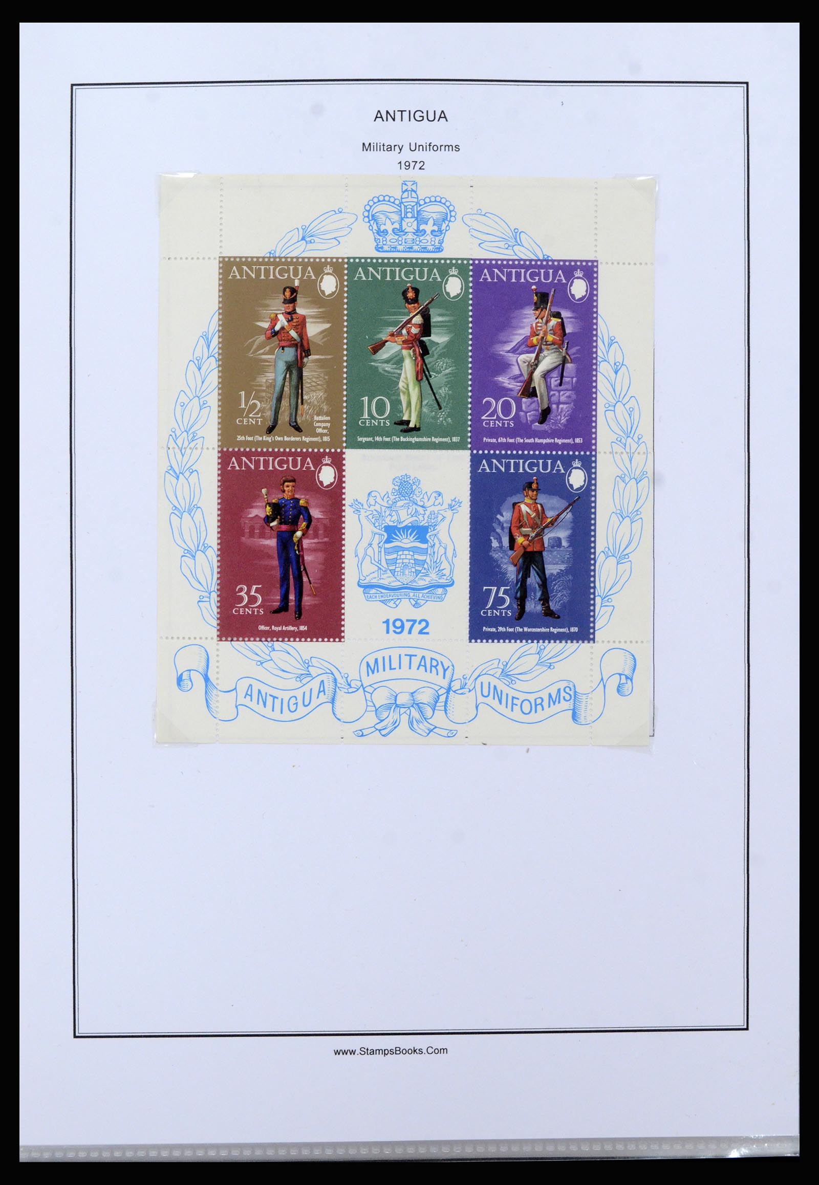 37201 032 - Postzegelverzameling 37201 Antigua 1903-1984.