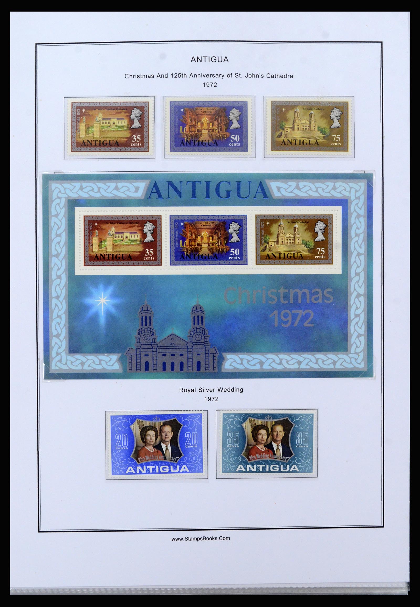 37201 033 - Postzegelverzameling 37201 Antigua 1903-1984.
