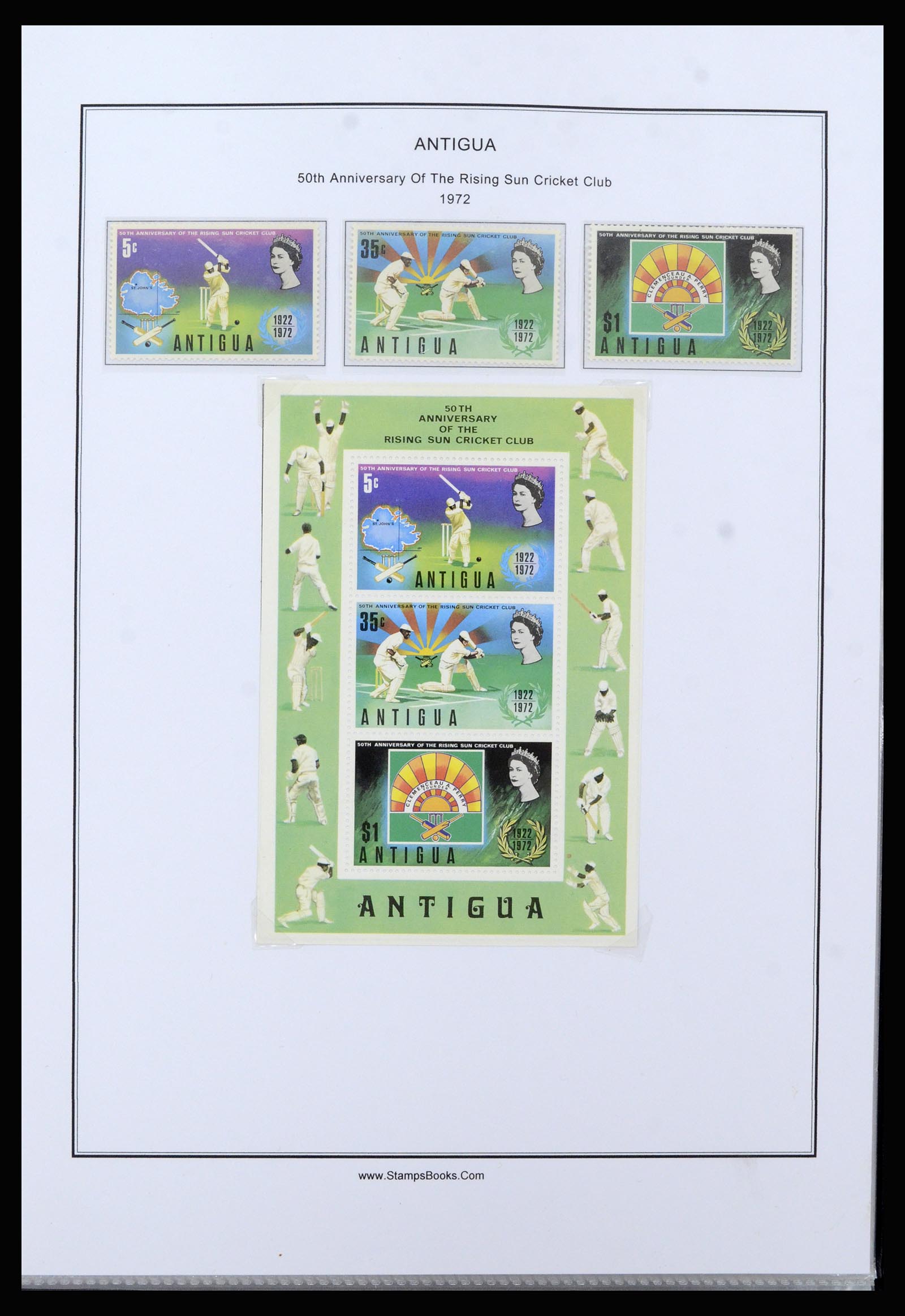 37201 034 - Postzegelverzameling 37201 Antigua 1903-1984.