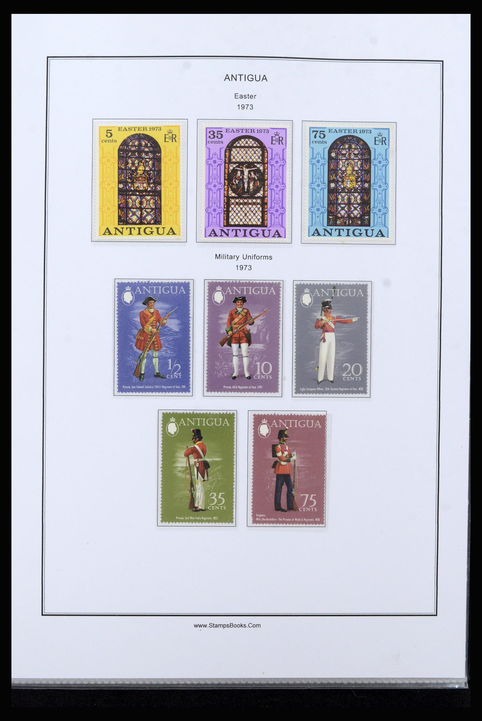 37201 036 - Postzegelverzameling 37201 Antigua 1903-1984.