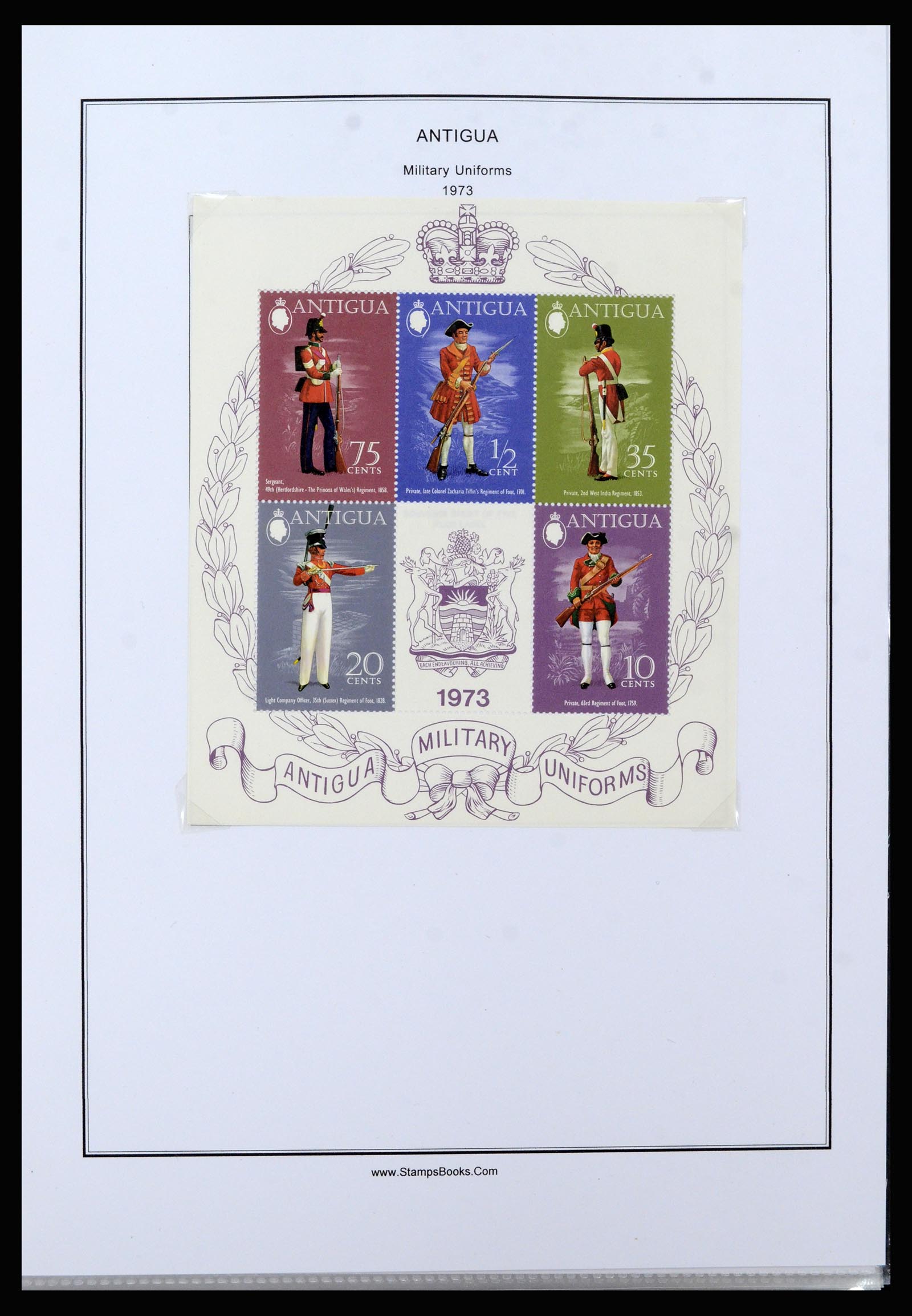 37201 037 - Postzegelverzameling 37201 Antigua 1903-1984.