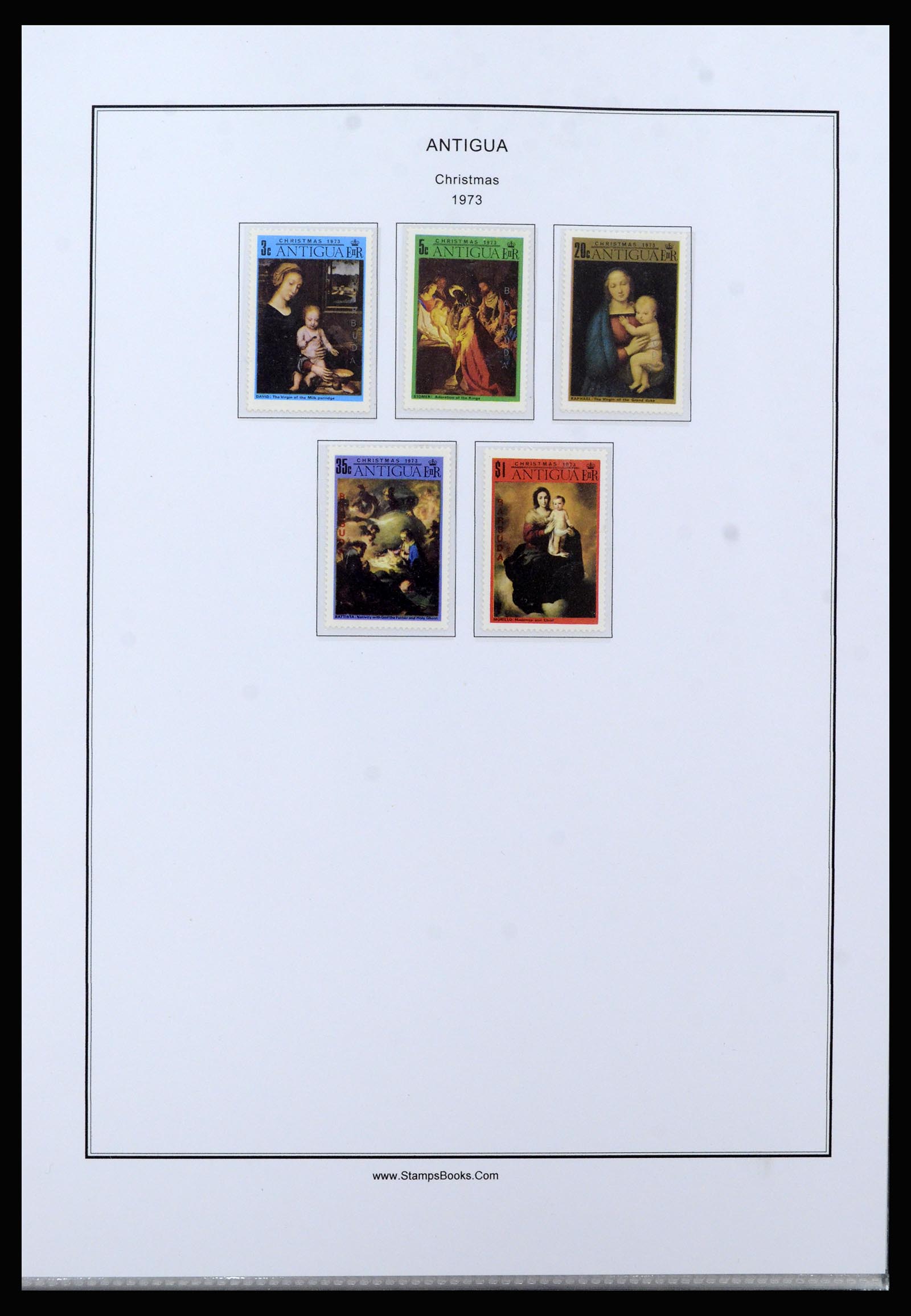 37201 039 - Postzegelverzameling 37201 Antigua 1903-1984.