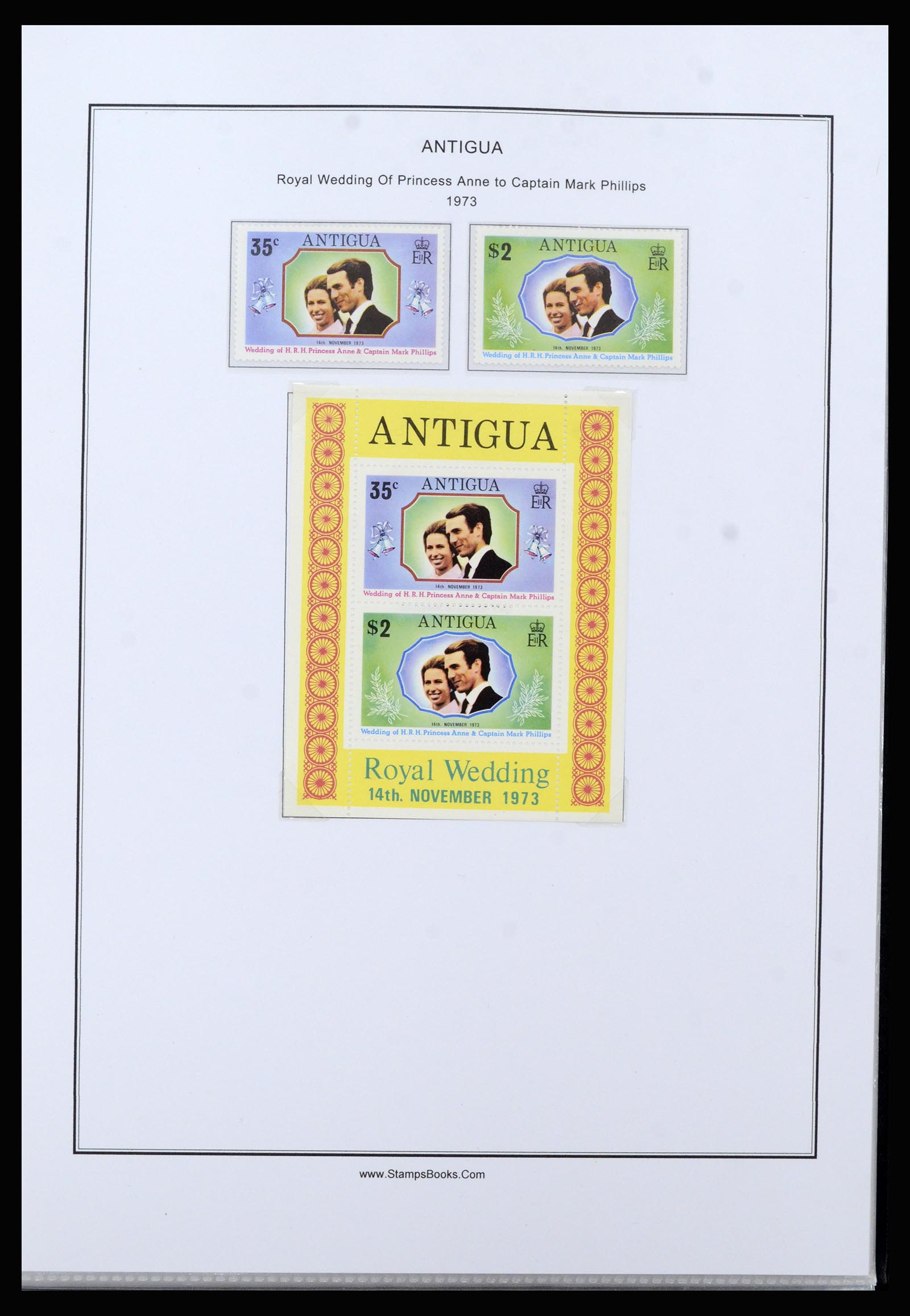 37201 040 - Postzegelverzameling 37201 Antigua 1903-1984.