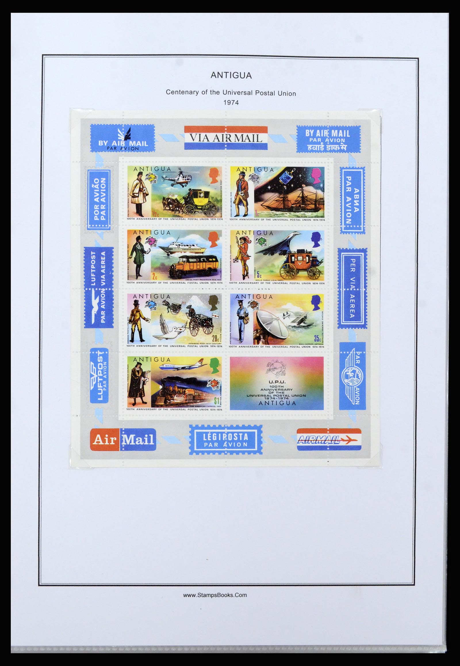 37201 044 - Postzegelverzameling 37201 Antigua 1903-1984.