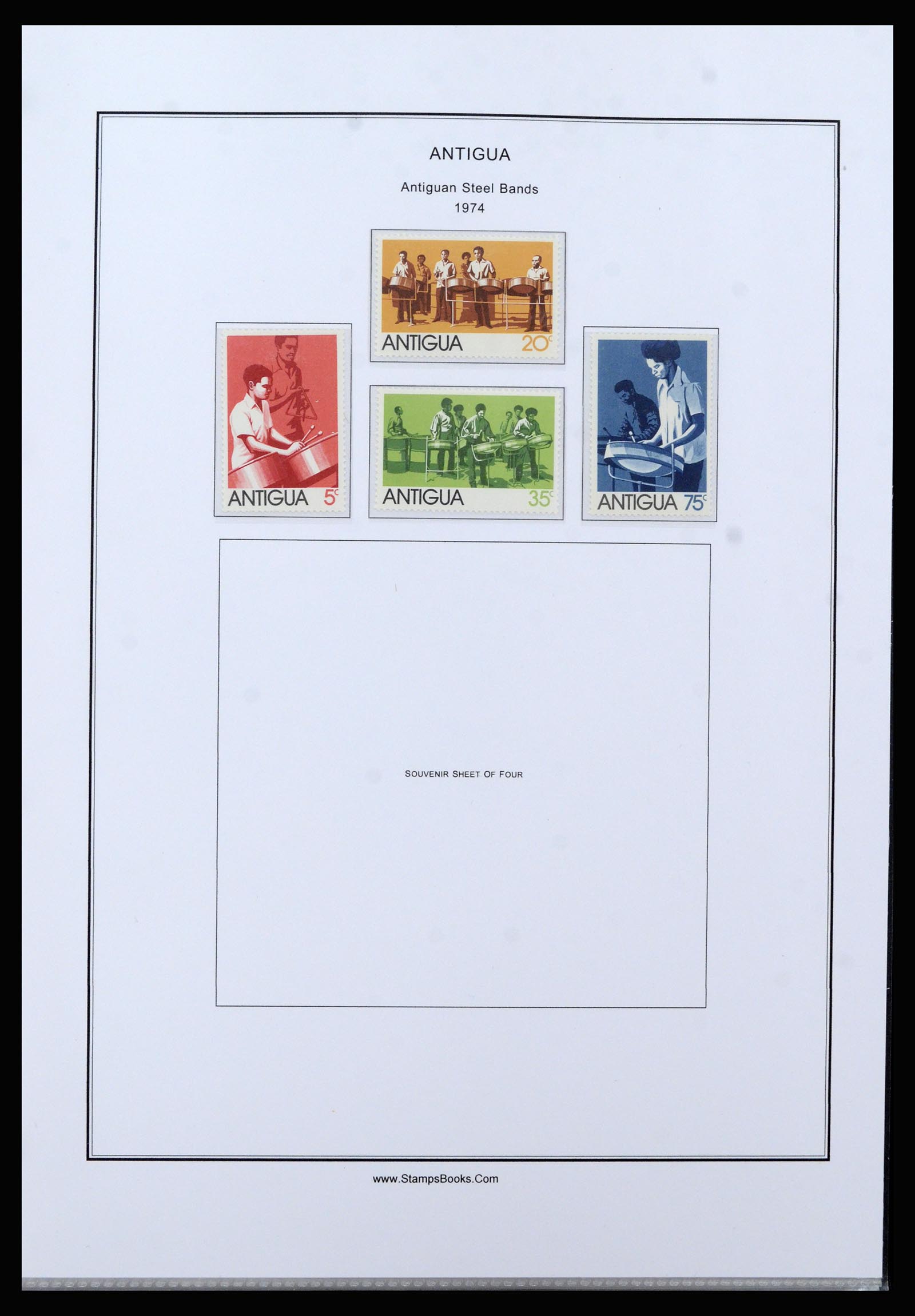37201 045 - Postzegelverzameling 37201 Antigua 1903-1984.