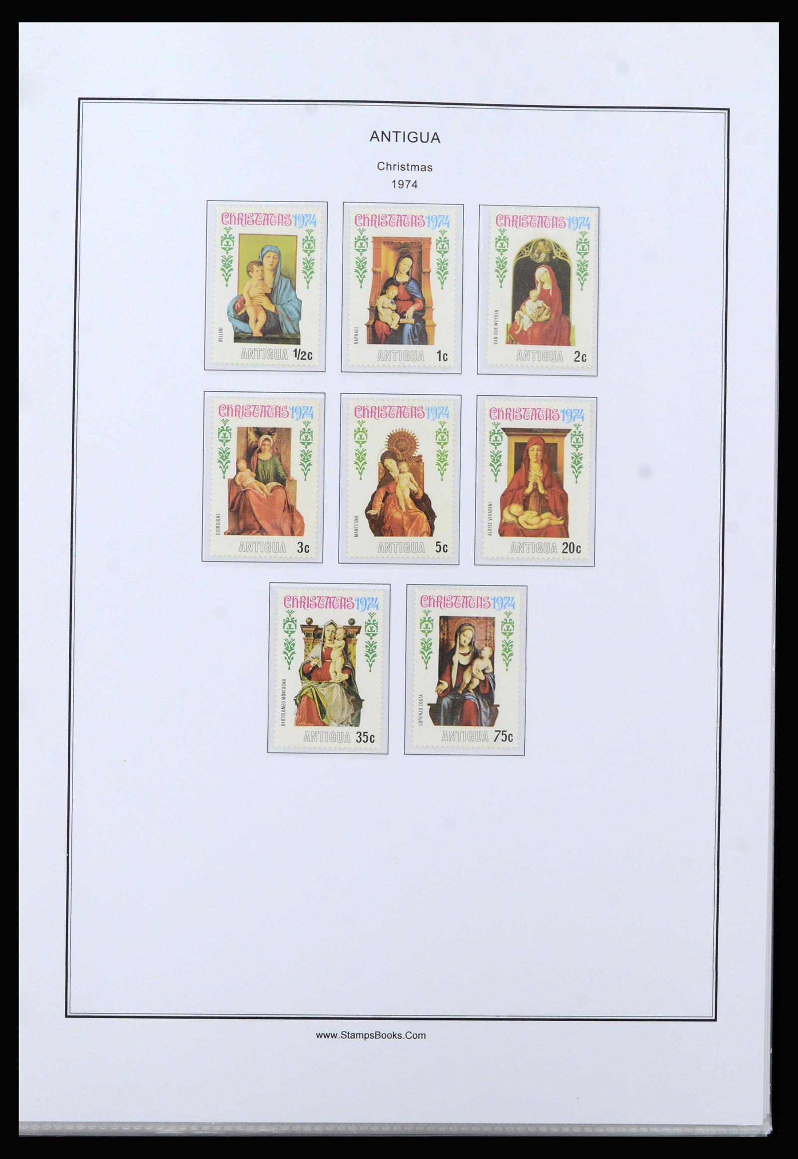 37201 048 - Postzegelverzameling 37201 Antigua 1903-1984.