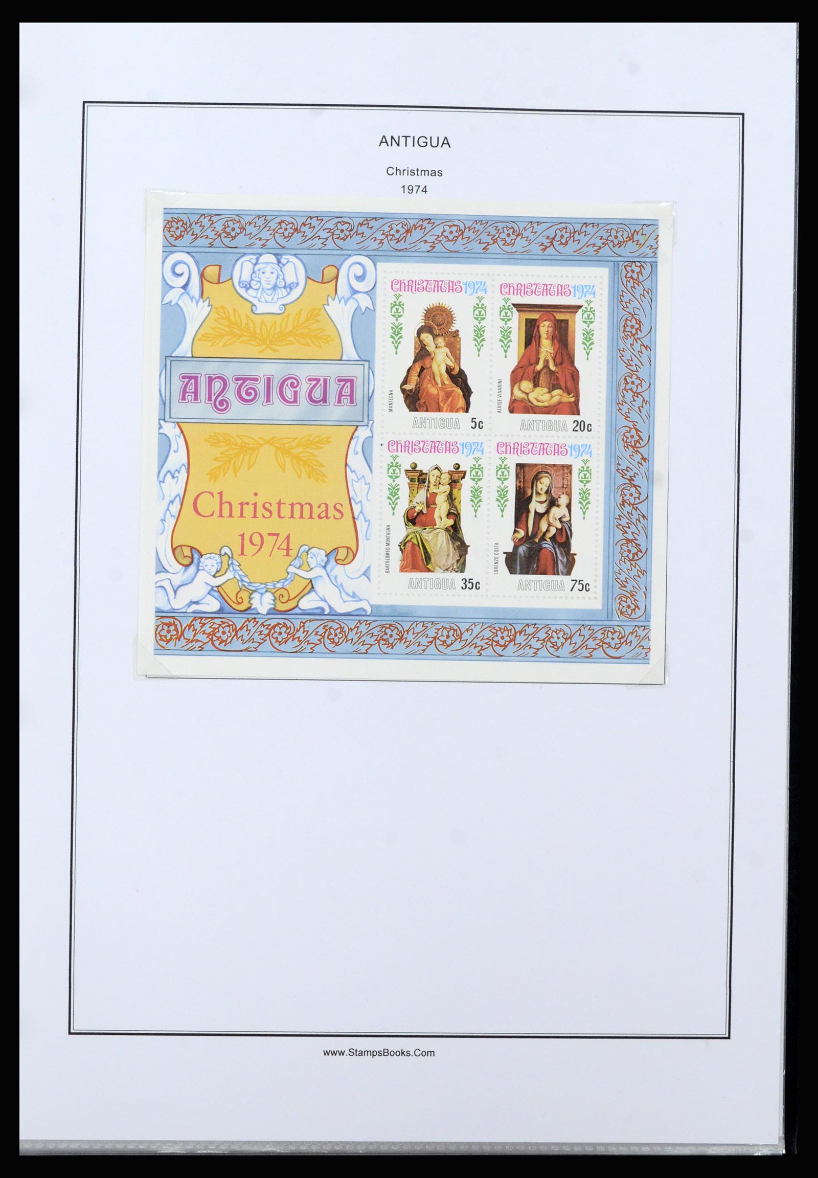 37201 049 - Postzegelverzameling 37201 Antigua 1903-1984.