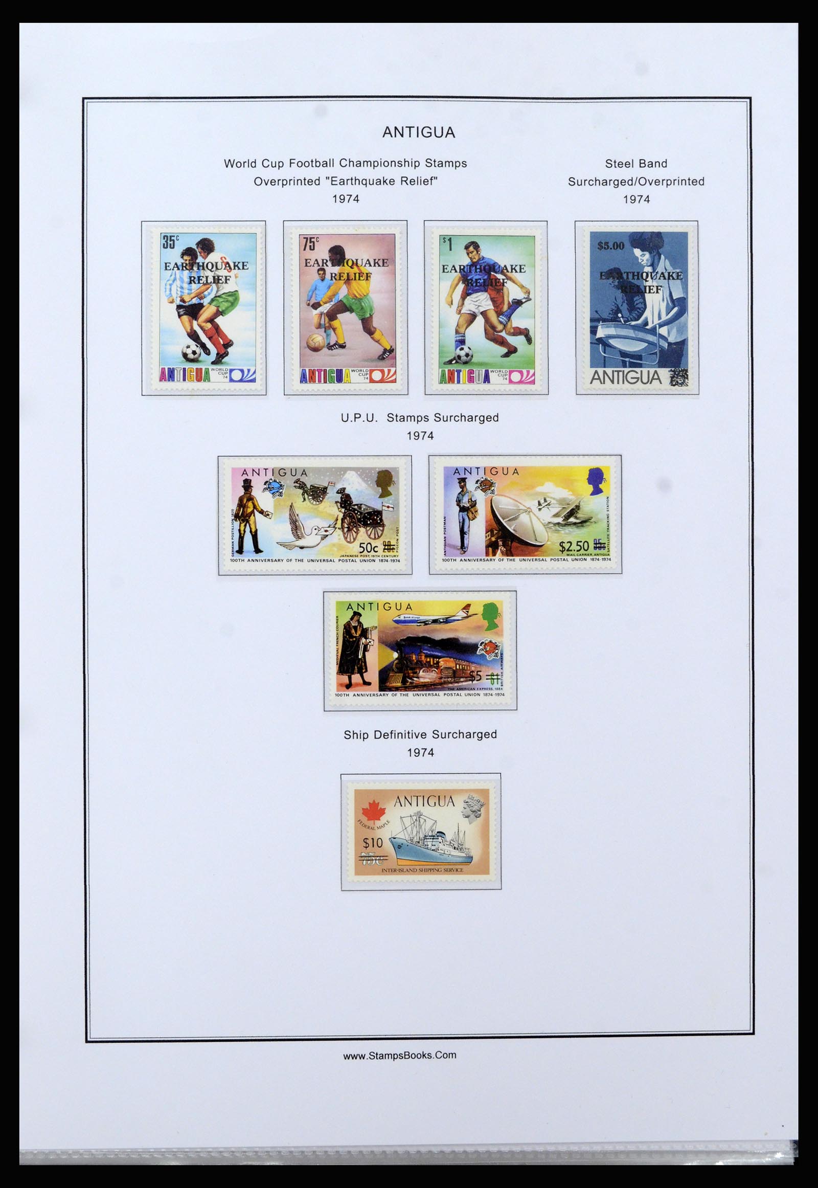 37201 050 - Postzegelverzameling 37201 Antigua 1903-1984.
