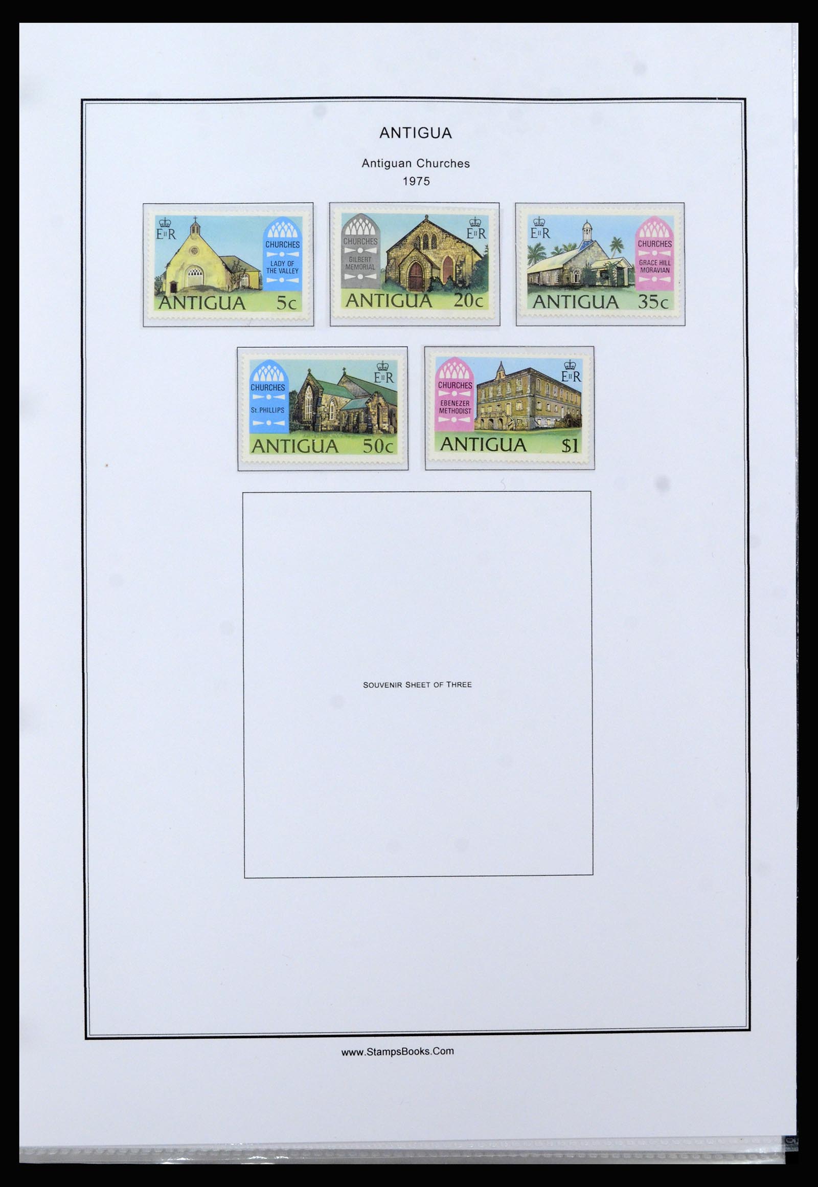 37201 052 - Postzegelverzameling 37201 Antigua 1903-1984.