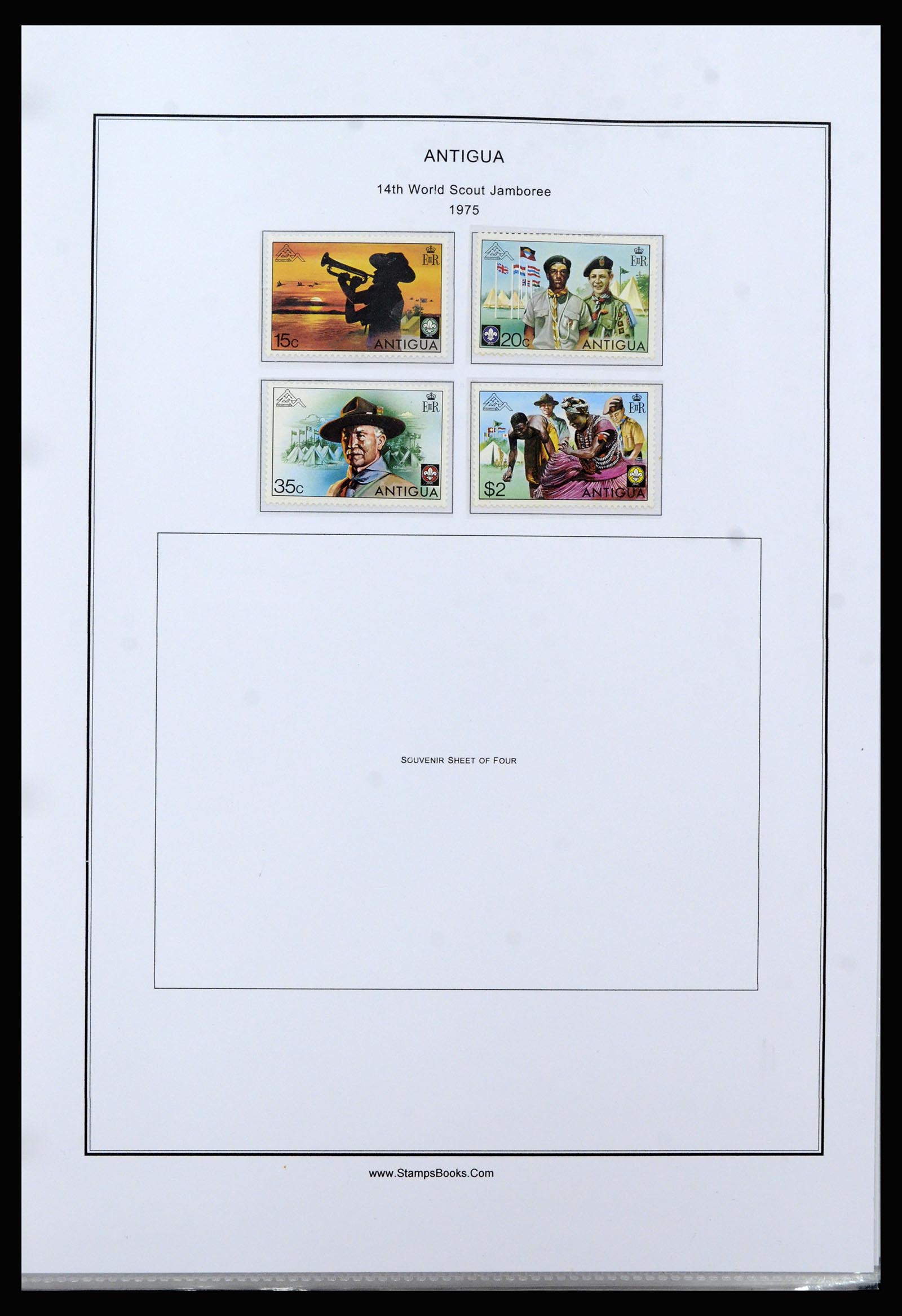 37201 054 - Postzegelverzameling 37201 Antigua 1903-1984.