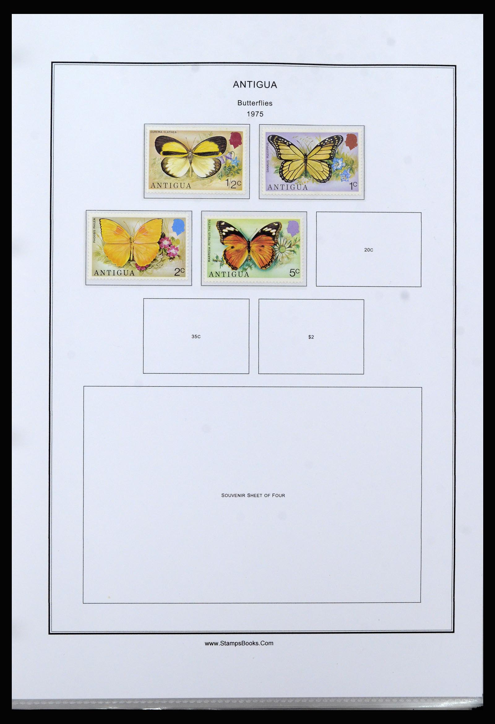 37201 055 - Postzegelverzameling 37201 Antigua 1903-1984.