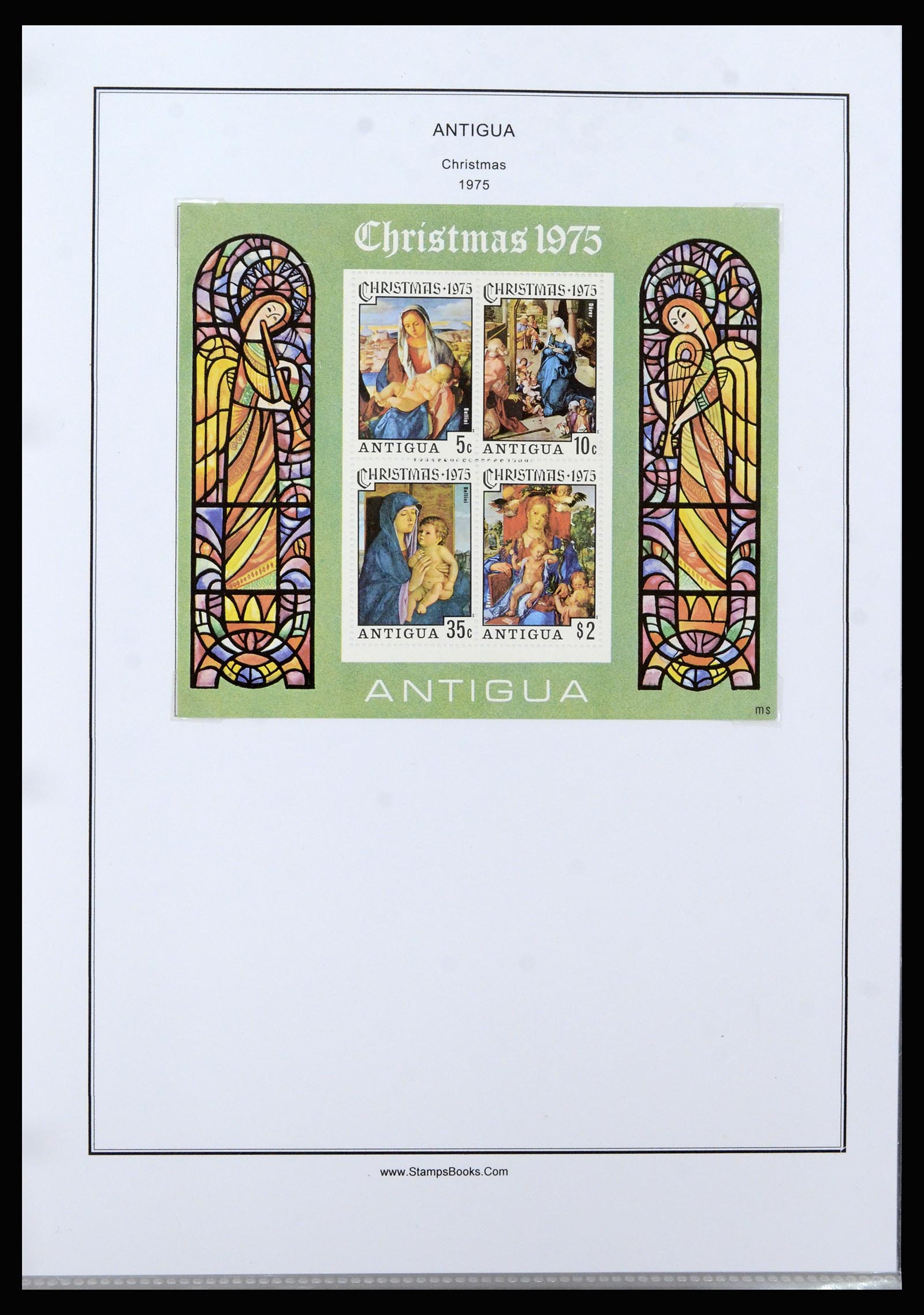 37201 057 - Postzegelverzameling 37201 Antigua 1903-1984.