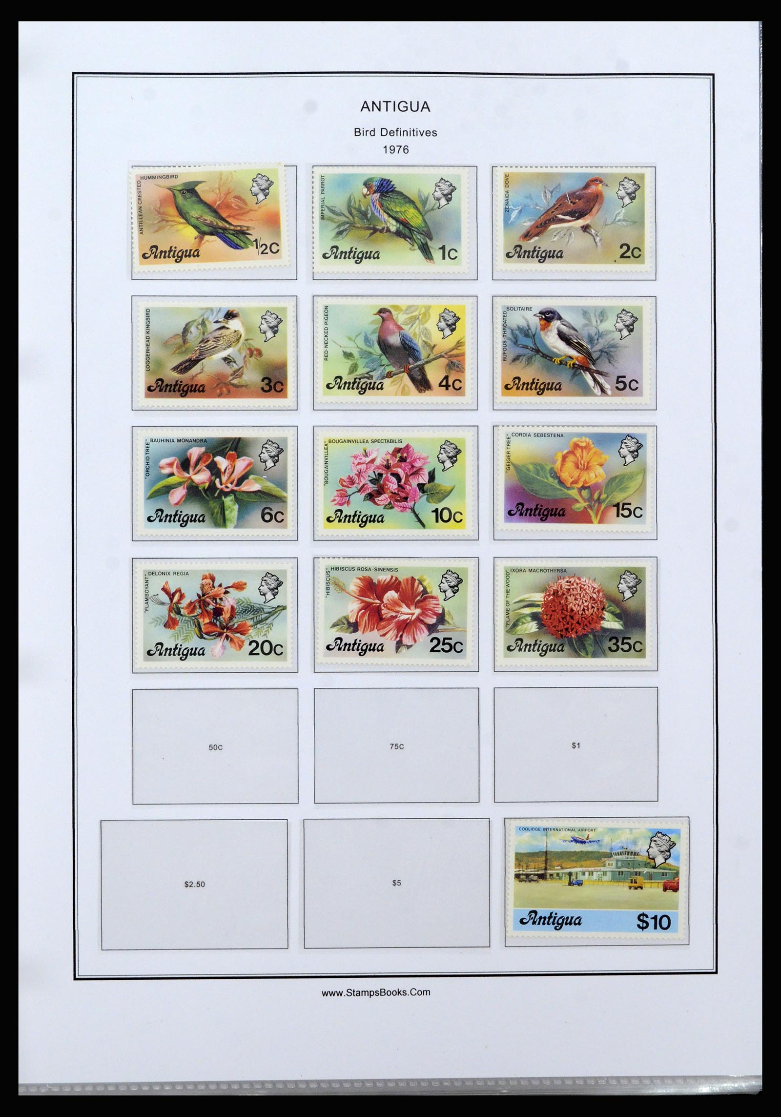 37201 058 - Postzegelverzameling 37201 Antigua 1903-1984.