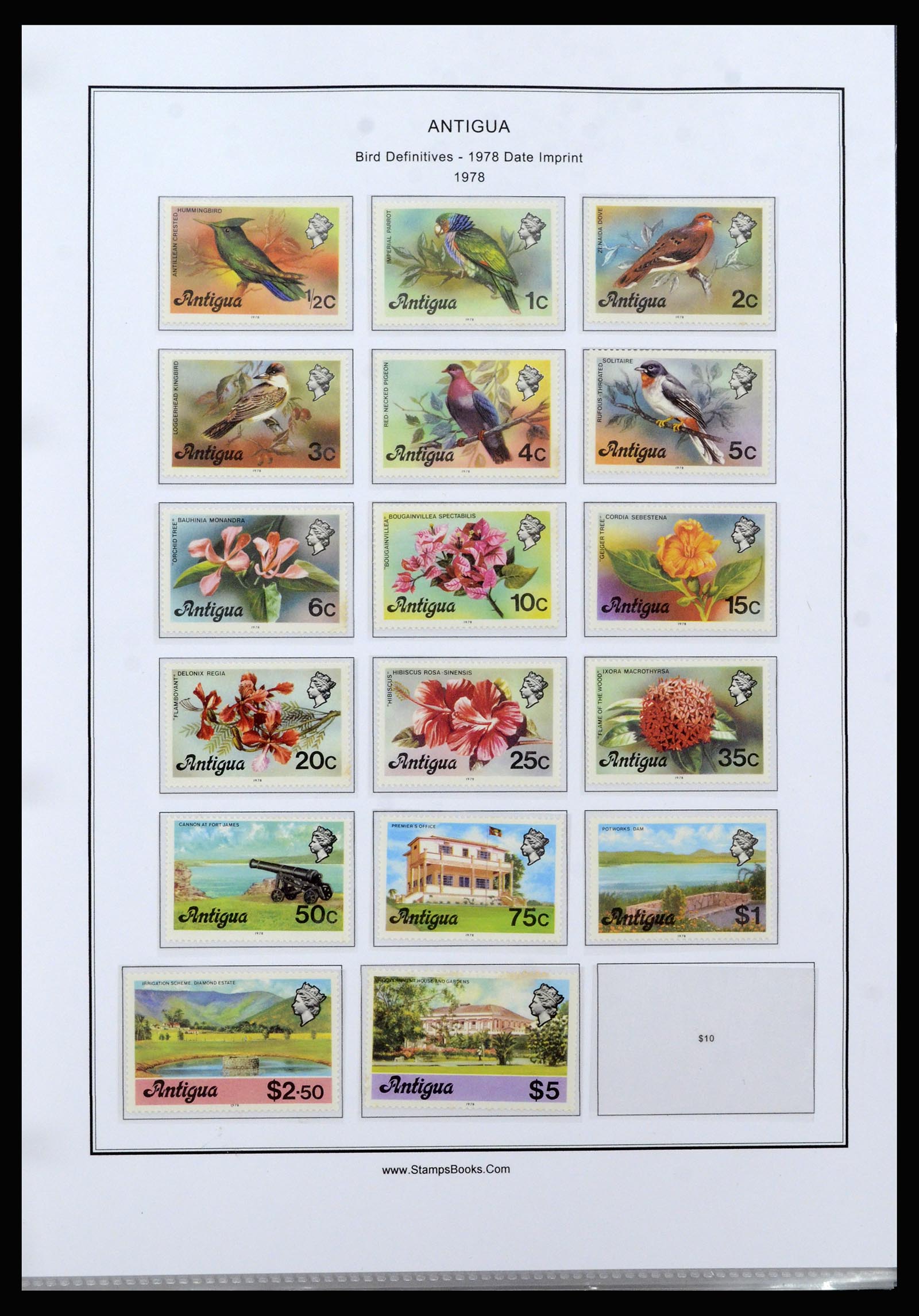 37201 059 - Postzegelverzameling 37201 Antigua 1903-1984.