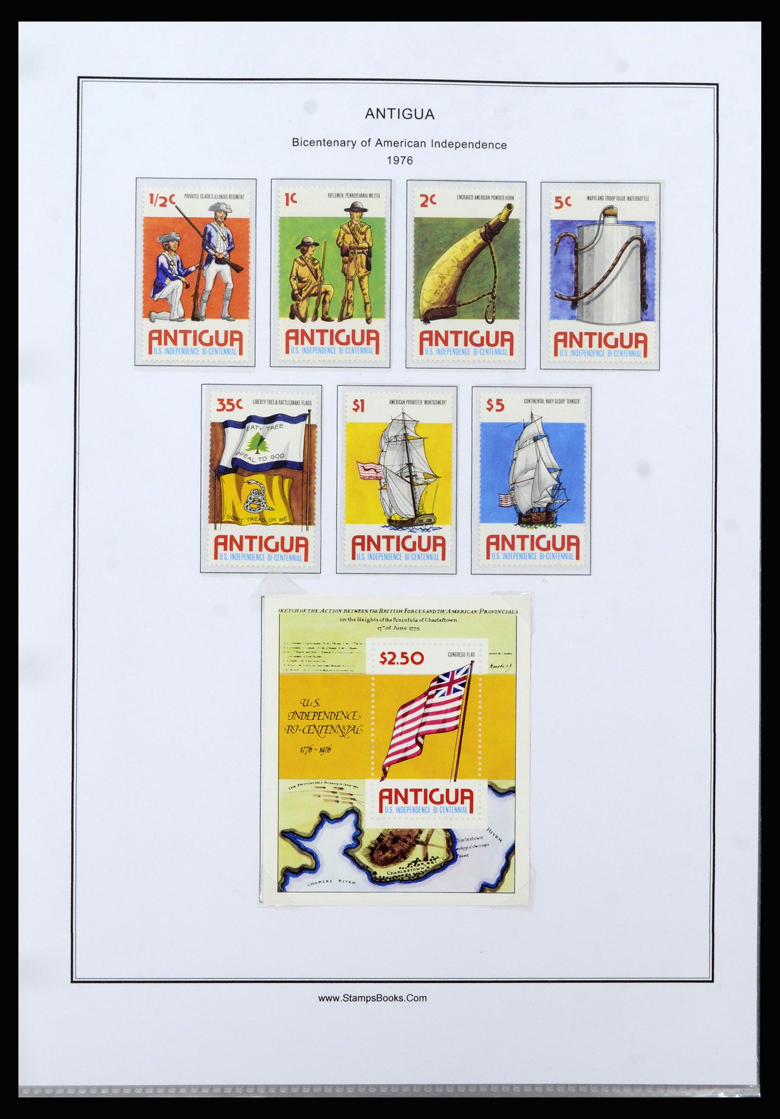37201 060 - Postzegelverzameling 37201 Antigua 1903-1984.