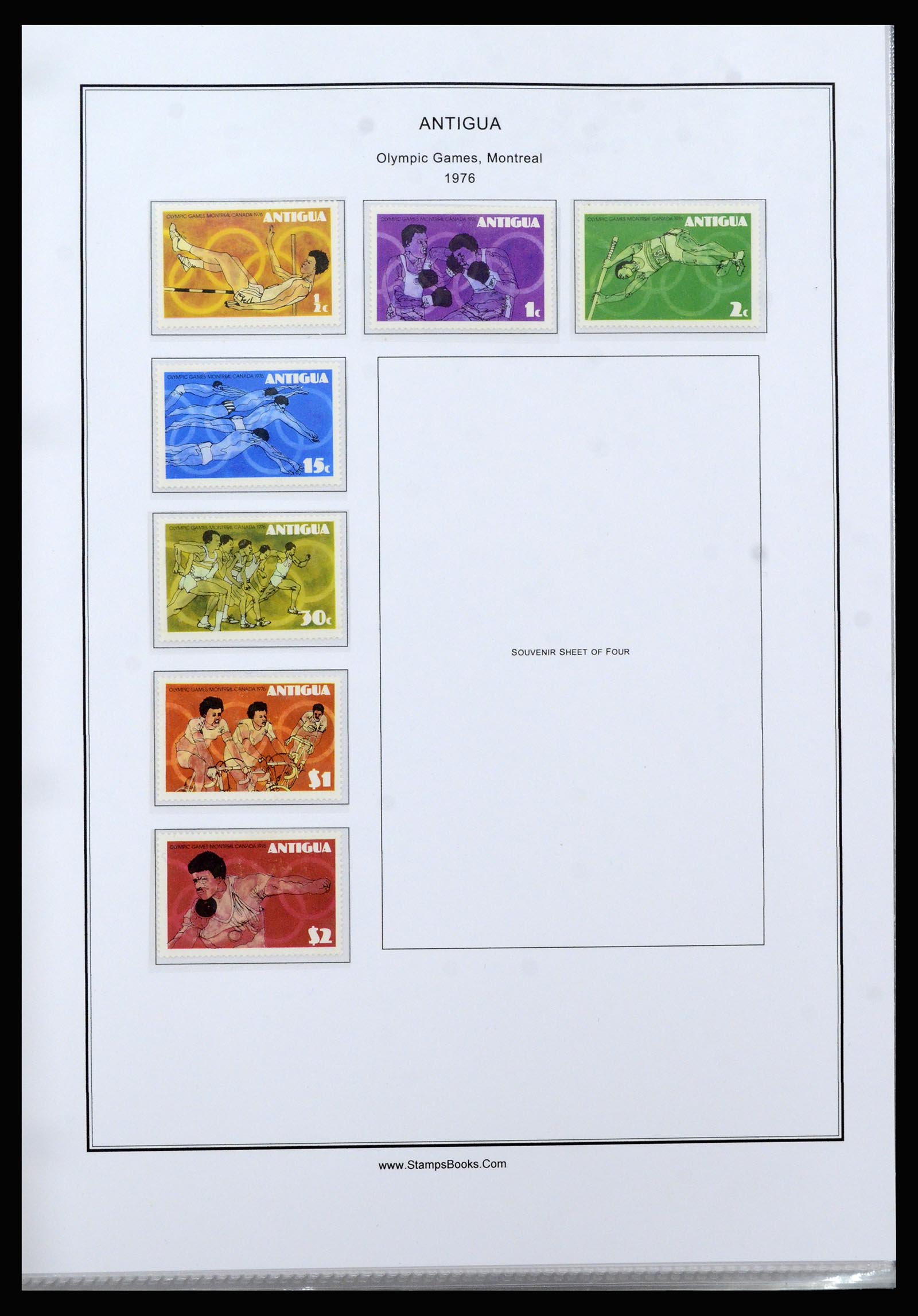 37201 061 - Postzegelverzameling 37201 Antigua 1903-1984.