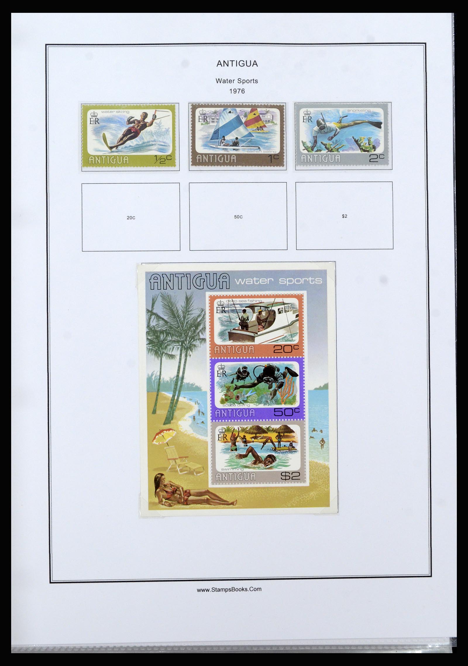 37201 062 - Postzegelverzameling 37201 Antigua 1903-1984.