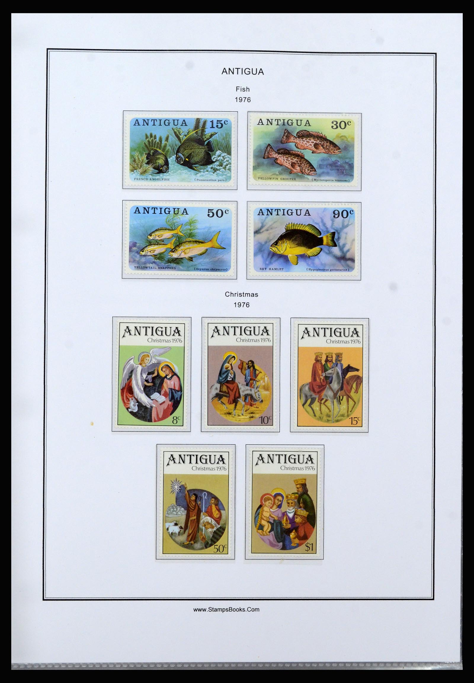 37201 063 - Postzegelverzameling 37201 Antigua 1903-1984.
