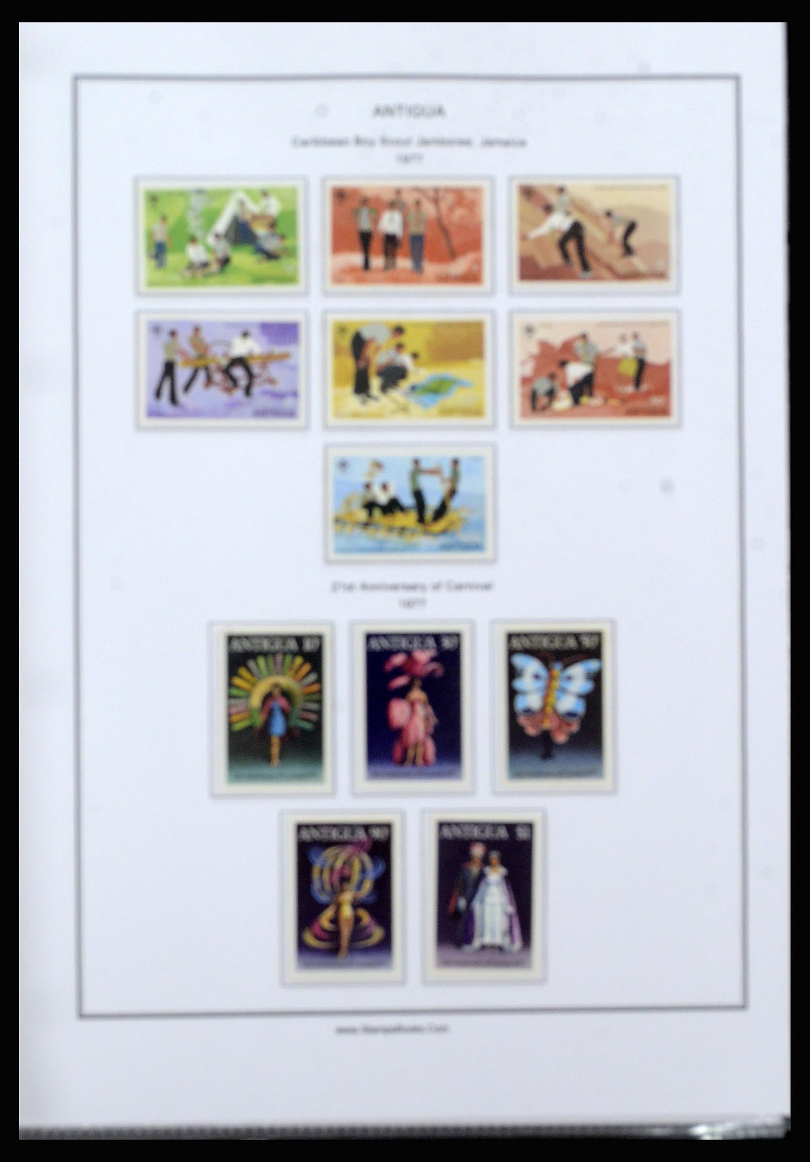 37201 066 - Postzegelverzameling 37201 Antigua 1903-1984.