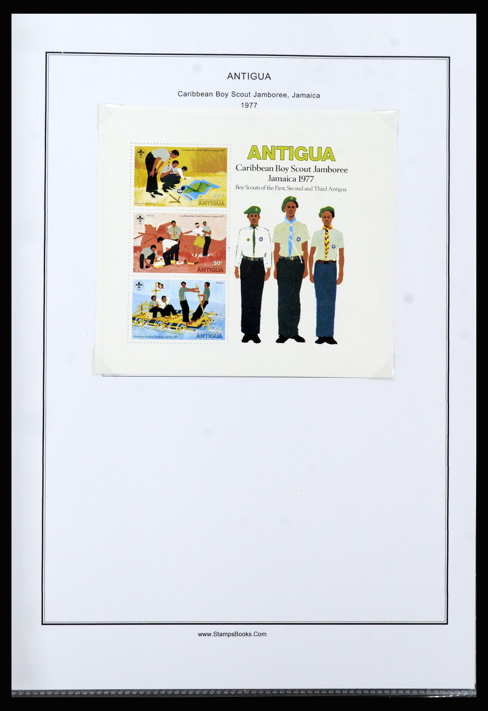 37201 067 - Postzegelverzameling 37201 Antigua 1903-1984.