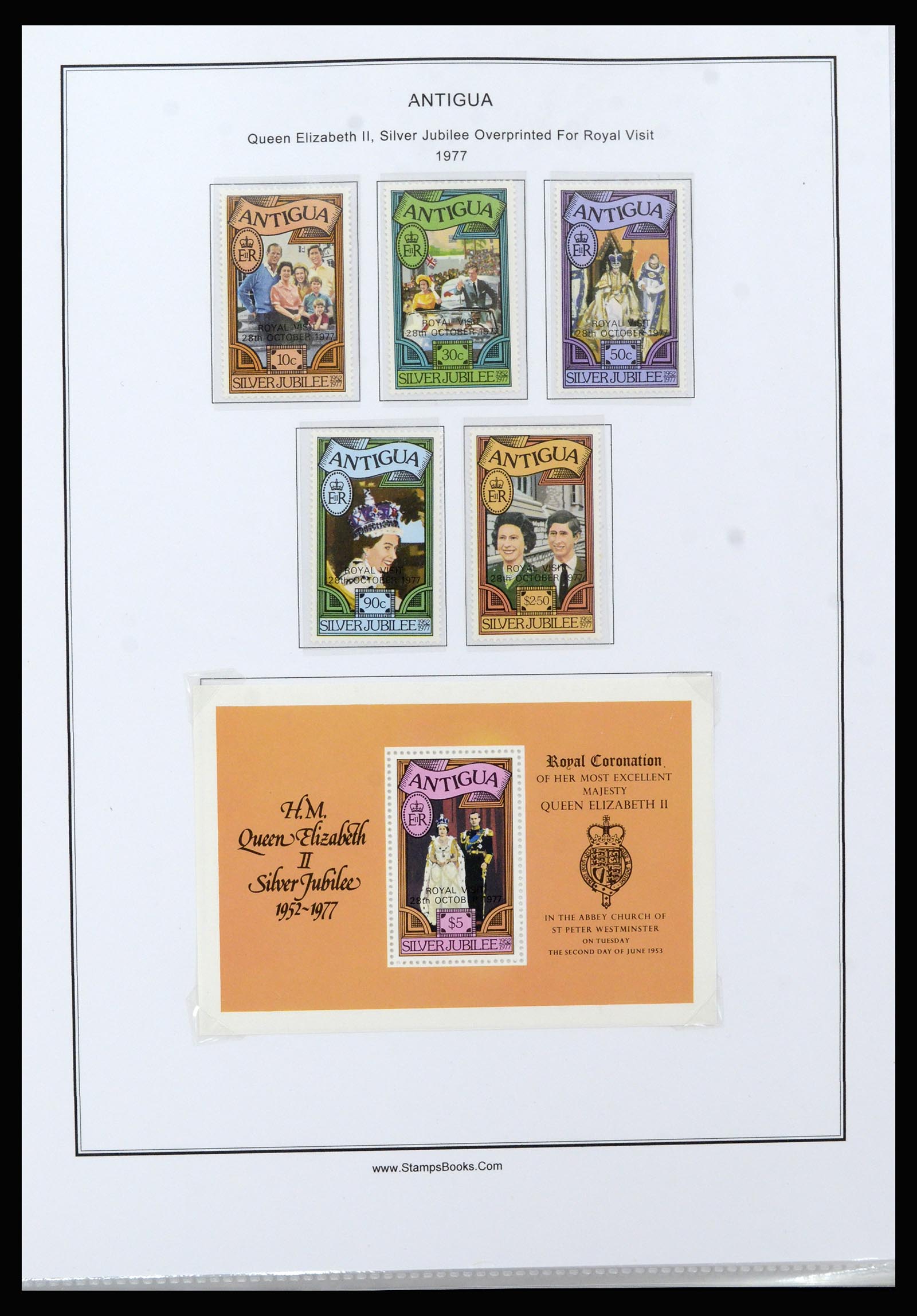 37201 068 - Postzegelverzameling 37201 Antigua 1903-1984.