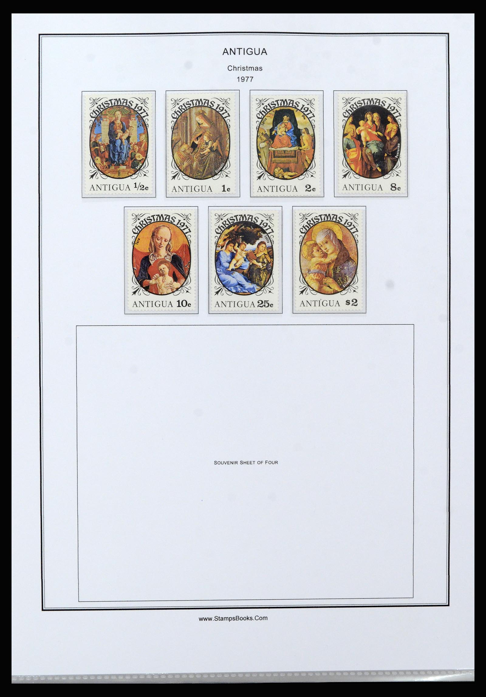37201 069 - Postzegelverzameling 37201 Antigua 1903-1984.
