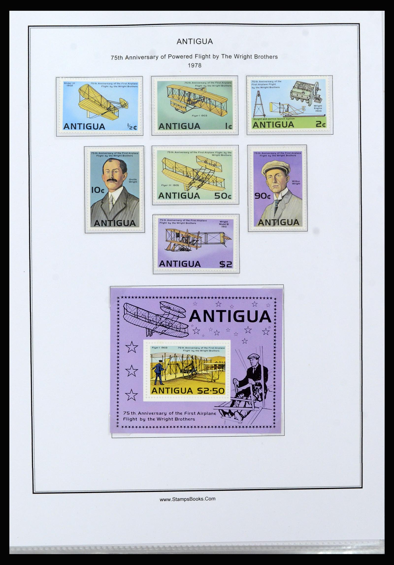 37201 071 - Postzegelverzameling 37201 Antigua 1903-1984.