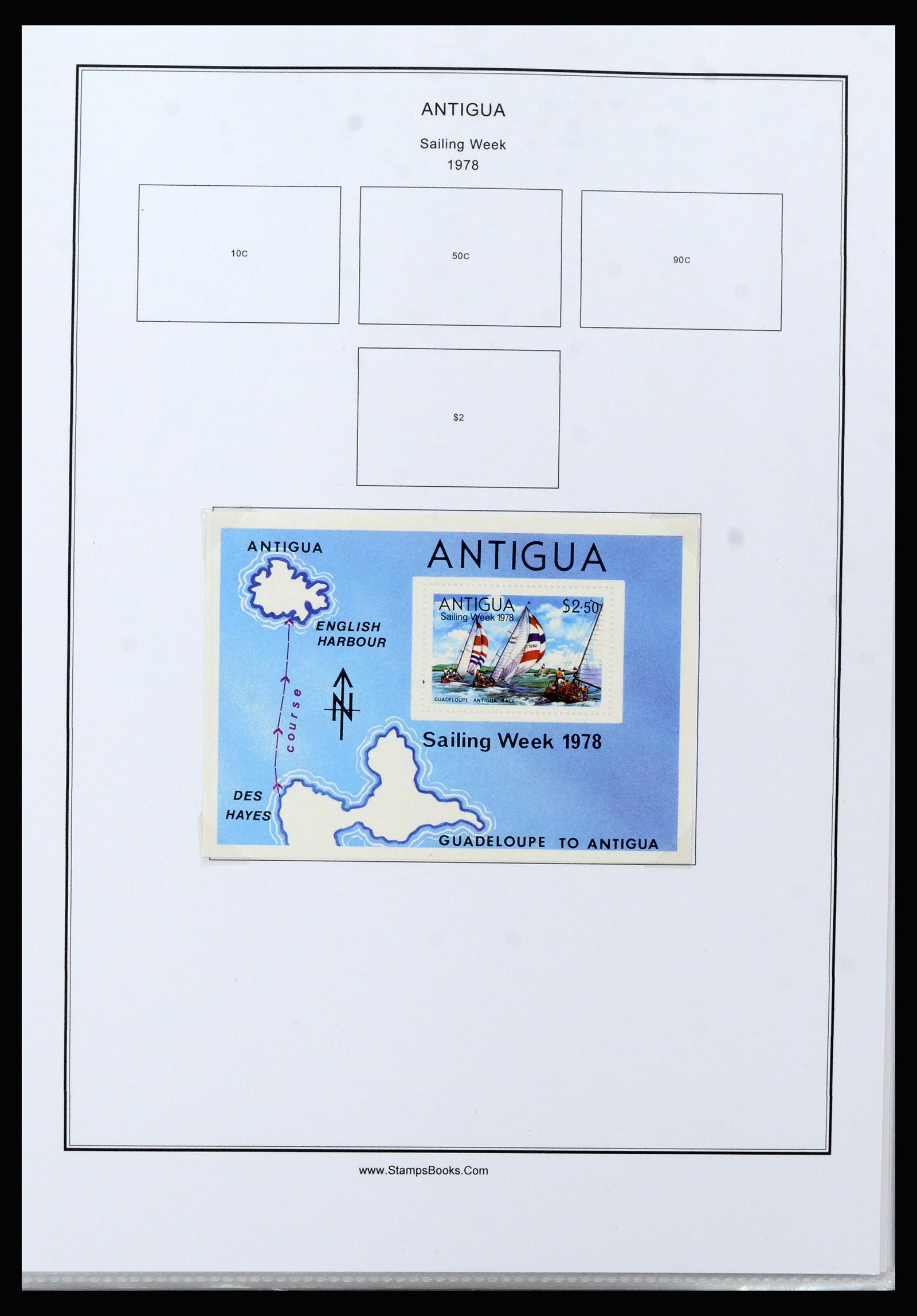37201 072 - Postzegelverzameling 37201 Antigua 1903-1984.