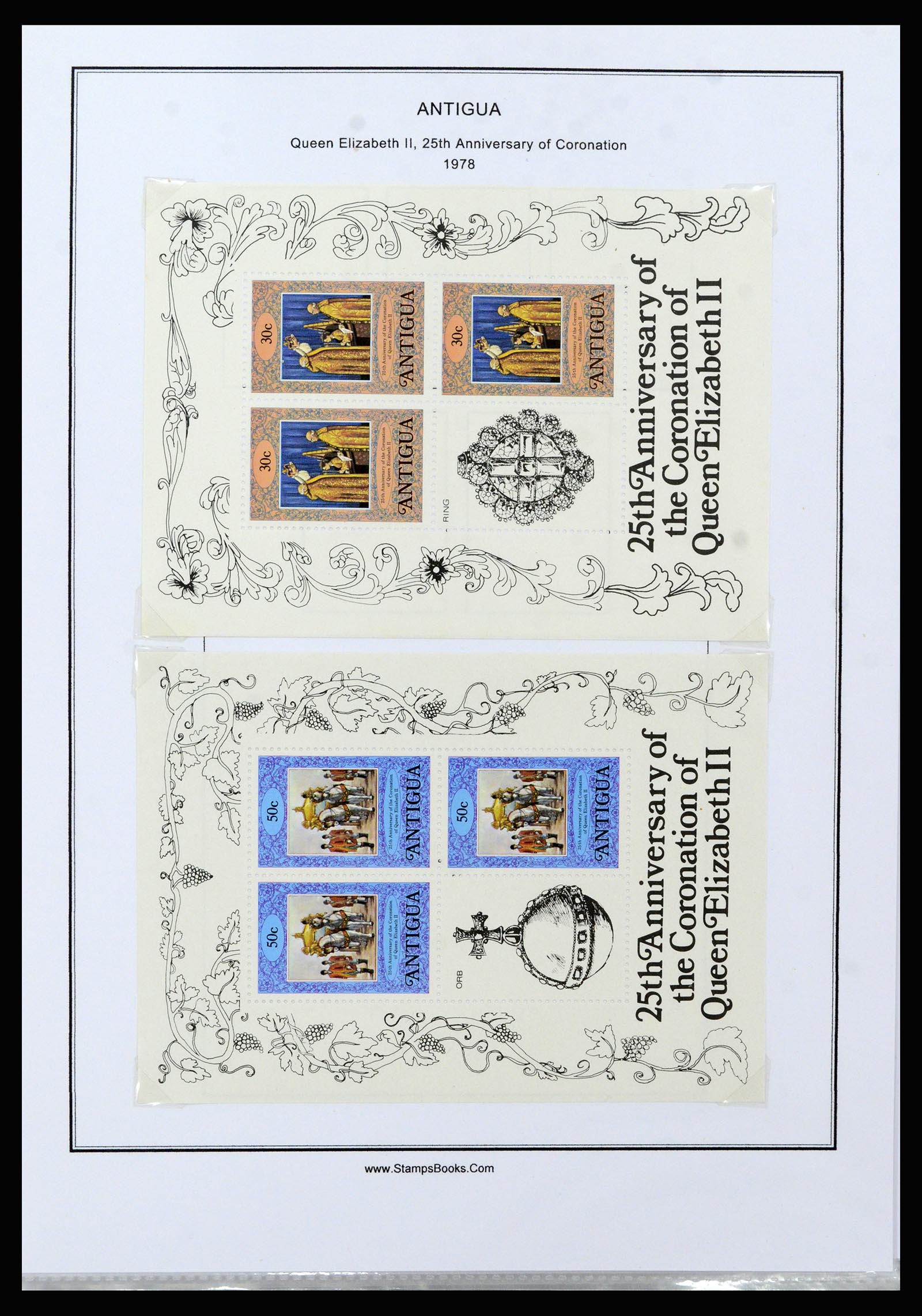37201 075 - Postzegelverzameling 37201 Antigua 1903-1984.
