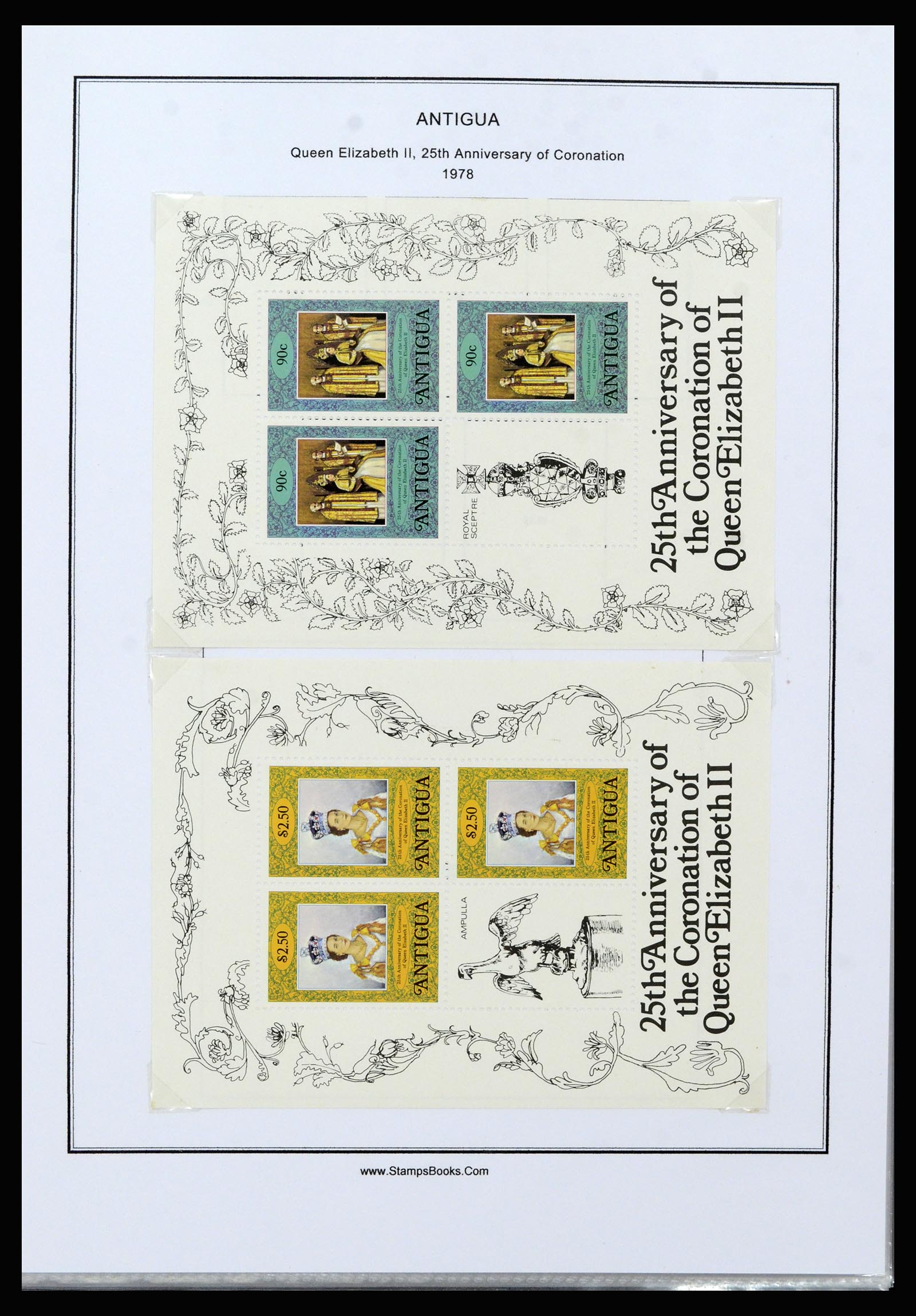 37201 076 - Postzegelverzameling 37201 Antigua 1903-1984.
